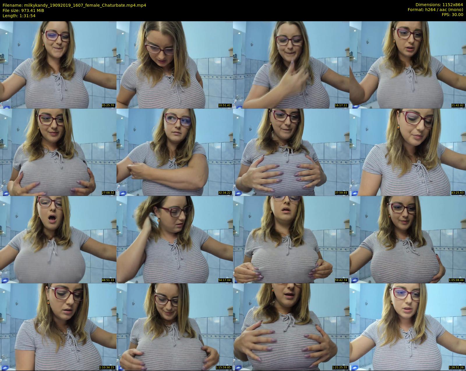 milkykandy — 92 minute Chaturbate female cam show recording, 720p, Sep 19, 2019