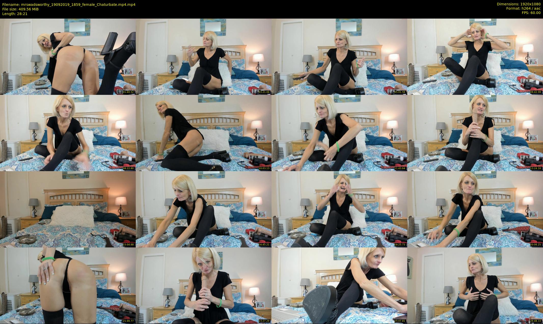 mrswadsworthy — 29 minute Chaturbate female cam show recording, 1080p, Sep 19, 2019