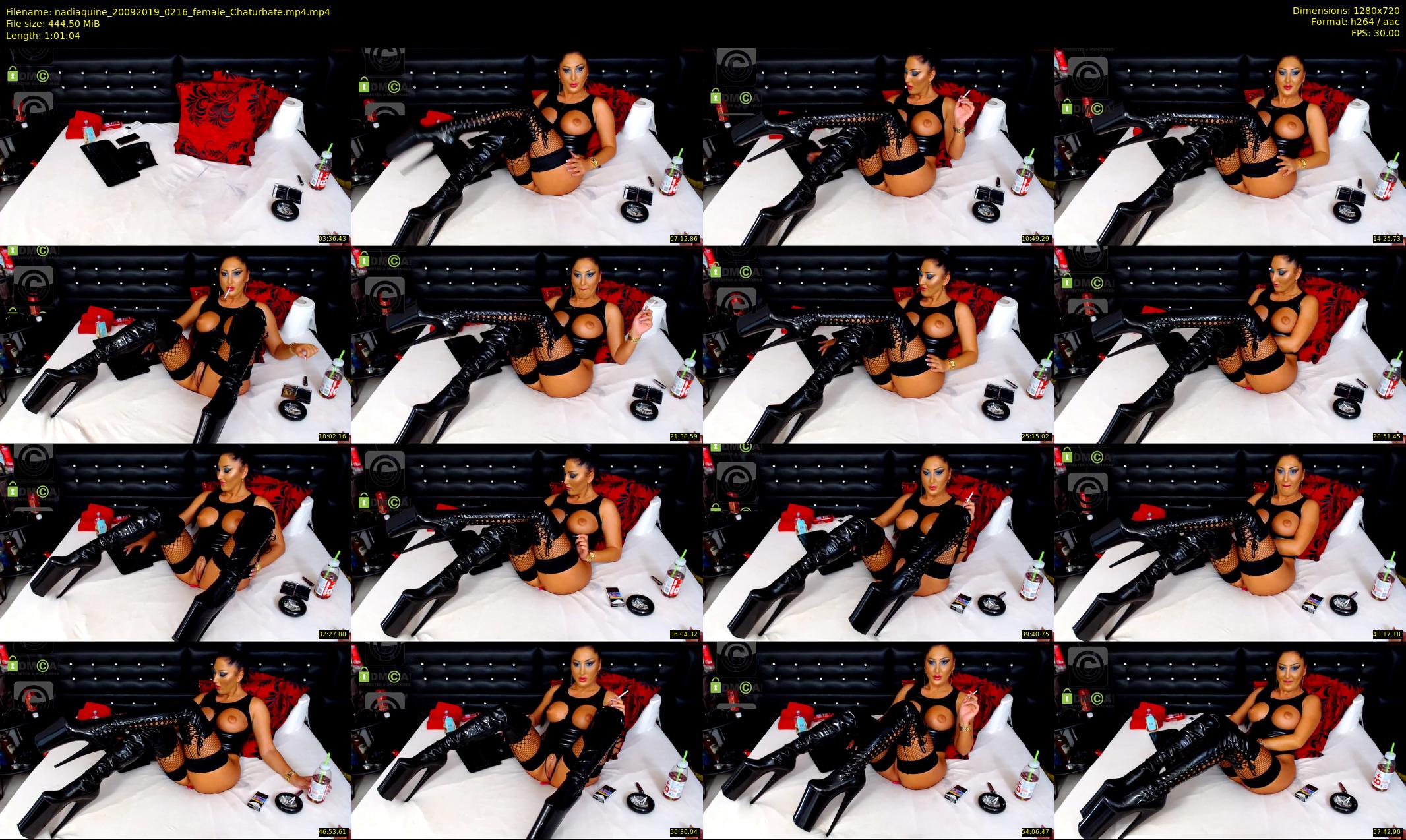 nadiaquine — 62 minute Chaturbate female cam show recording, 720p, Sep 20, 2019