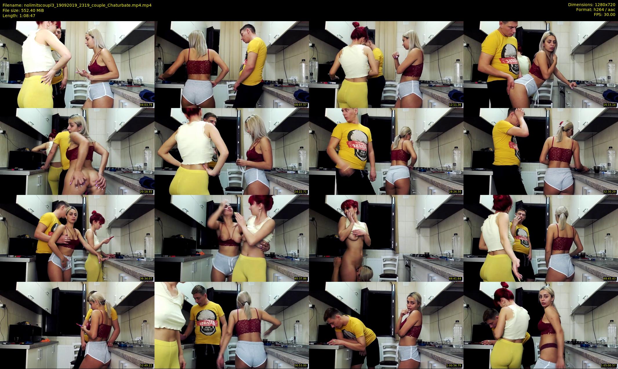nolimitscoupl3 — 69 minute Chaturbate couple cam show recording, 720p, Sep 19, 2019