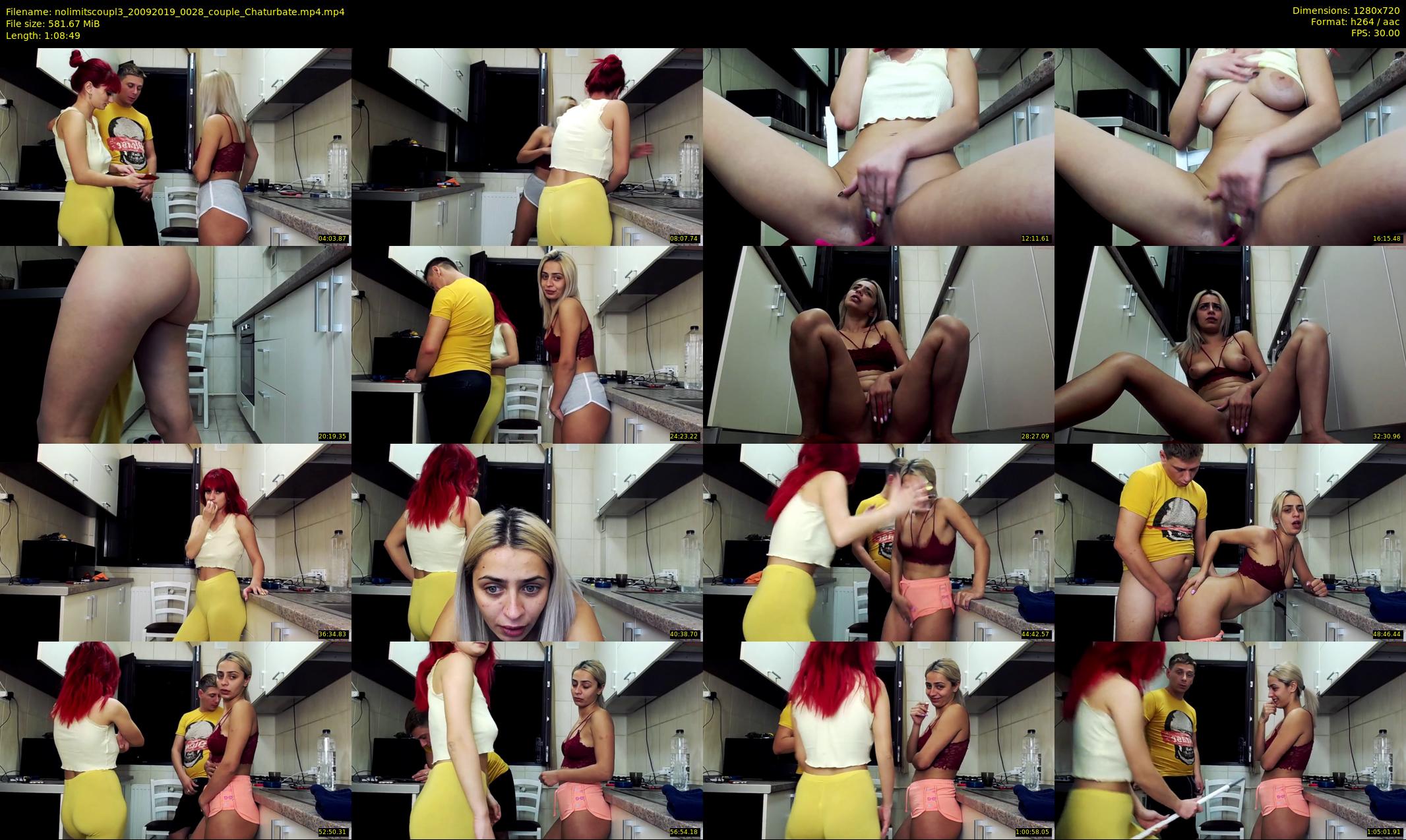 nolimitscoupl3 — 69 minute Chaturbate couple cam show recording, 720p, Sep 20, 2019