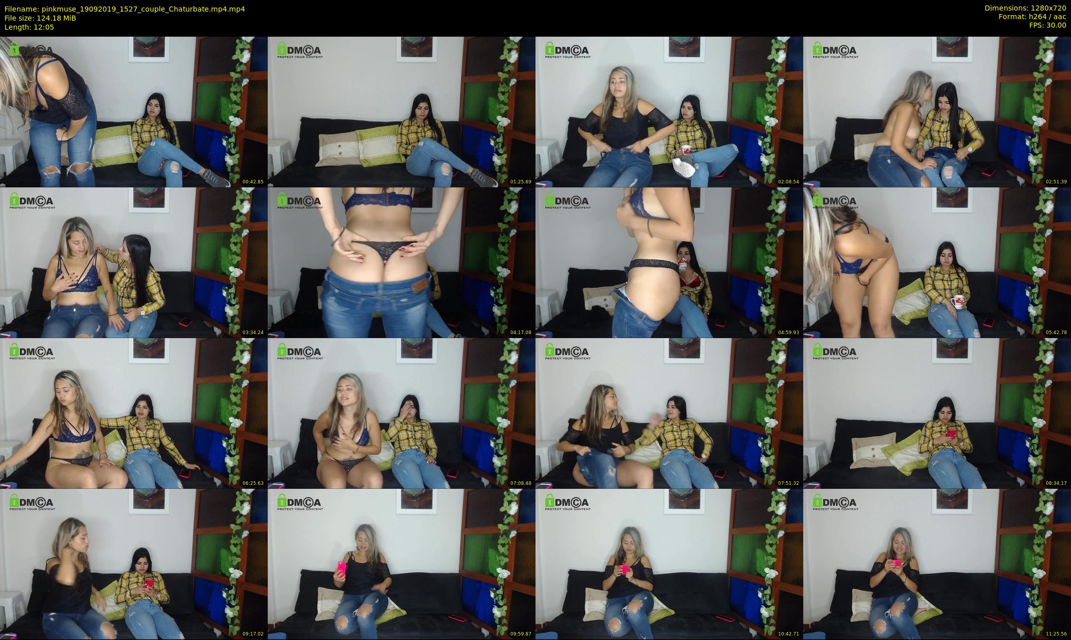 pinkmuse — 13 minute Chaturbate couple cam show recording, 720p, Sep 19, 2019