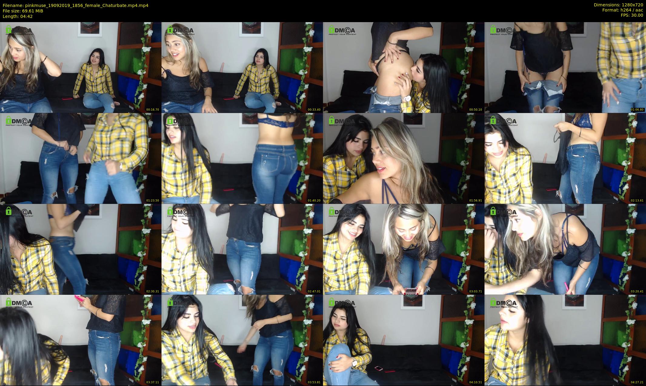 pinkmuse — 5 minute Chaturbate couple cam show recording, 720p, Sep 19, 2019