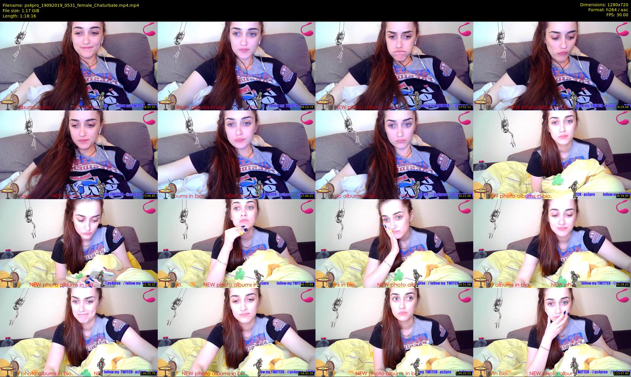 ps4pro — 79 minute Chaturbate female cam show recording, 720p, Sep 19, 2019