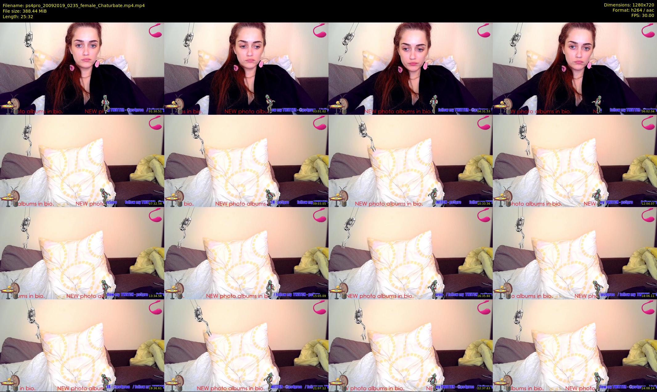 ps4pro — 26 minute Chaturbate female cam show recording, 720p, Sep 20, 2019