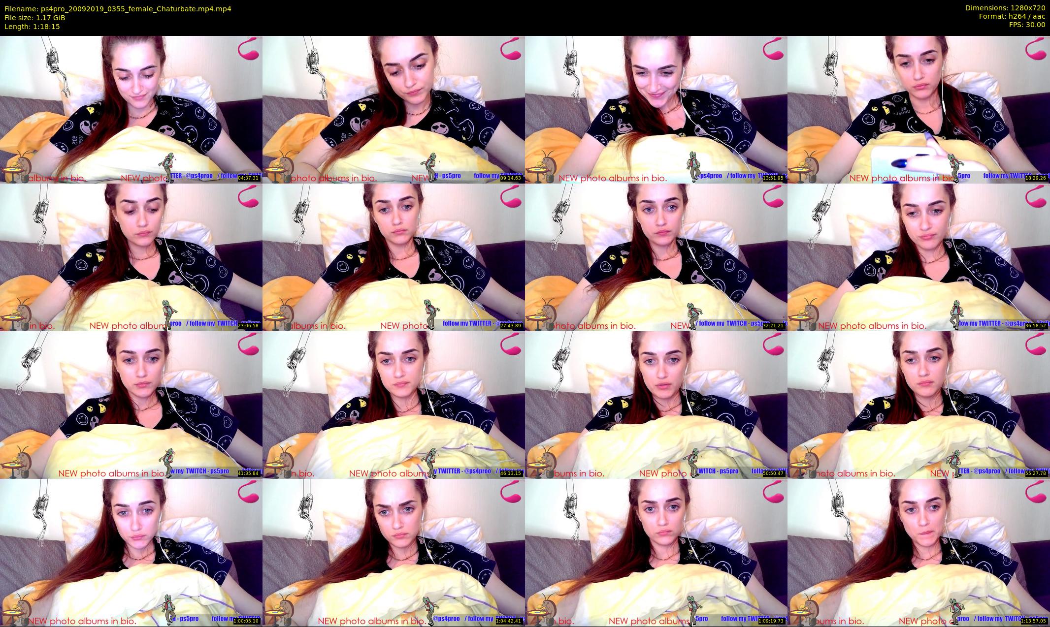 ps4pro — 79 minute Chaturbate female cam show recording, 720p, Sep 20, 2019