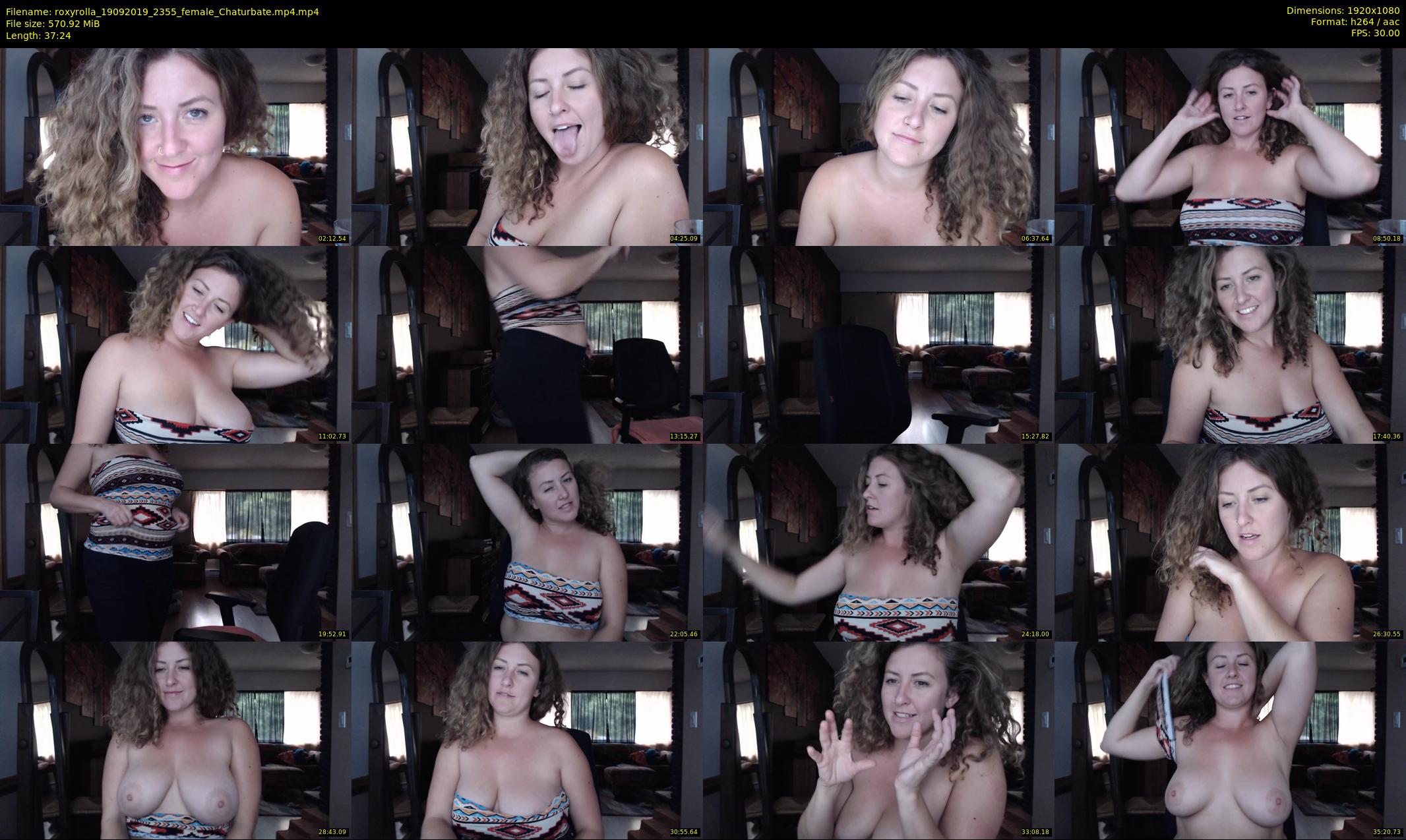 roxyrolla — 38 minute Chaturbate female cam show recording, 1080p, Sep 19, 2019