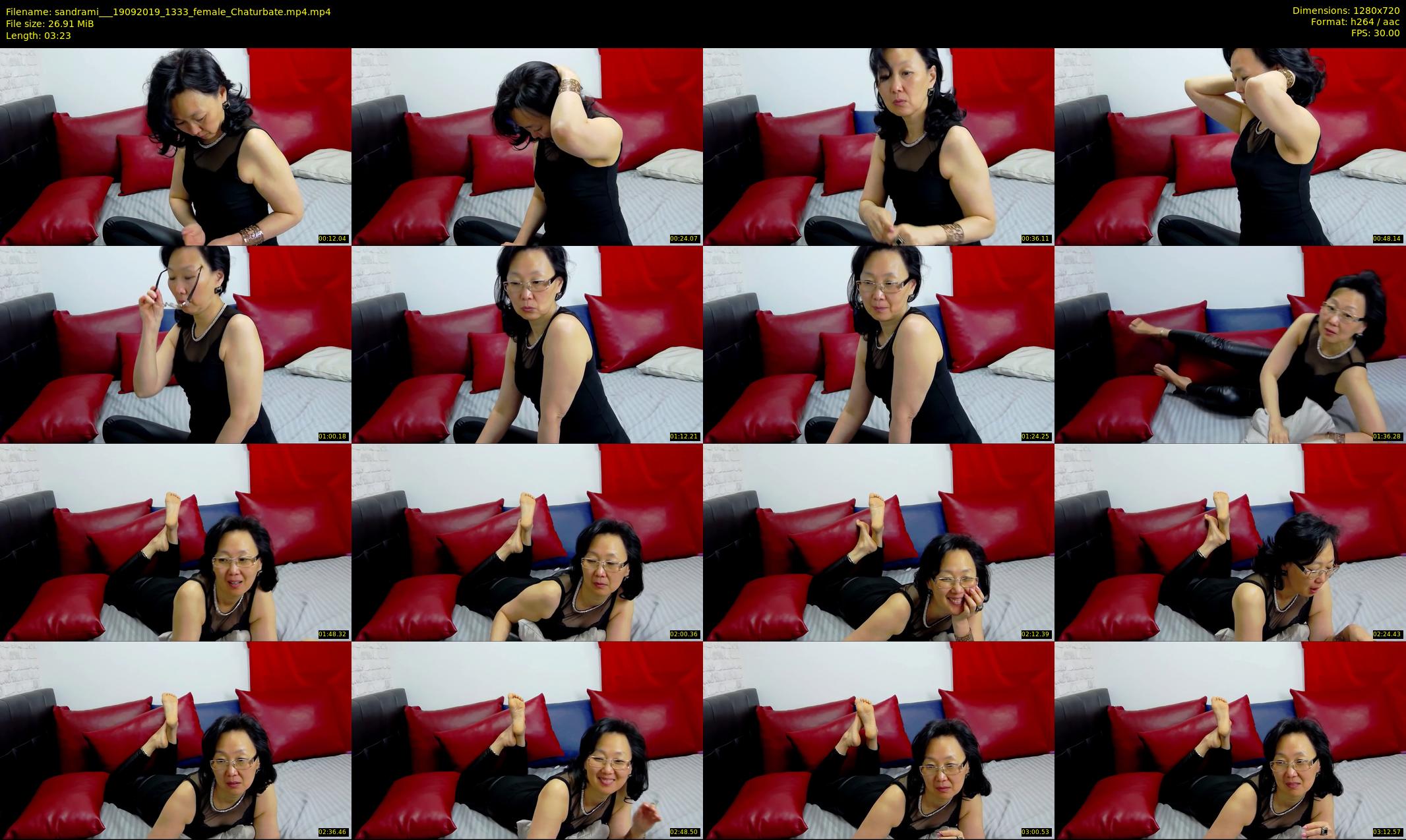 sandrami__ — 4 minute Chaturbate female cam show recording, 720p, Sep 19, 2019