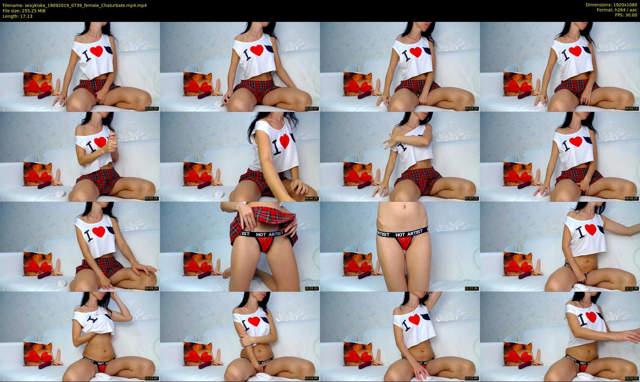 sexykiska — 18 minute Chaturbate female cam show recording, 1080p, Sep 19, 2019