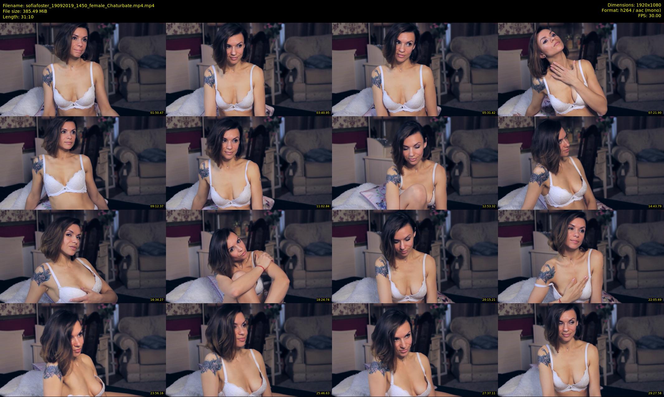 sofiafoster — 32 minute Chaturbate female cam show recording, 1080p, Sep 19, 2019