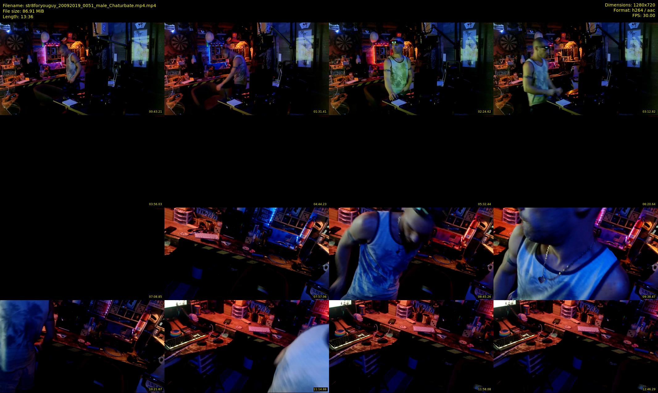 str8foryouguy — 14 minute Chaturbate male cam show recording, 720p, Sep 20, 2019