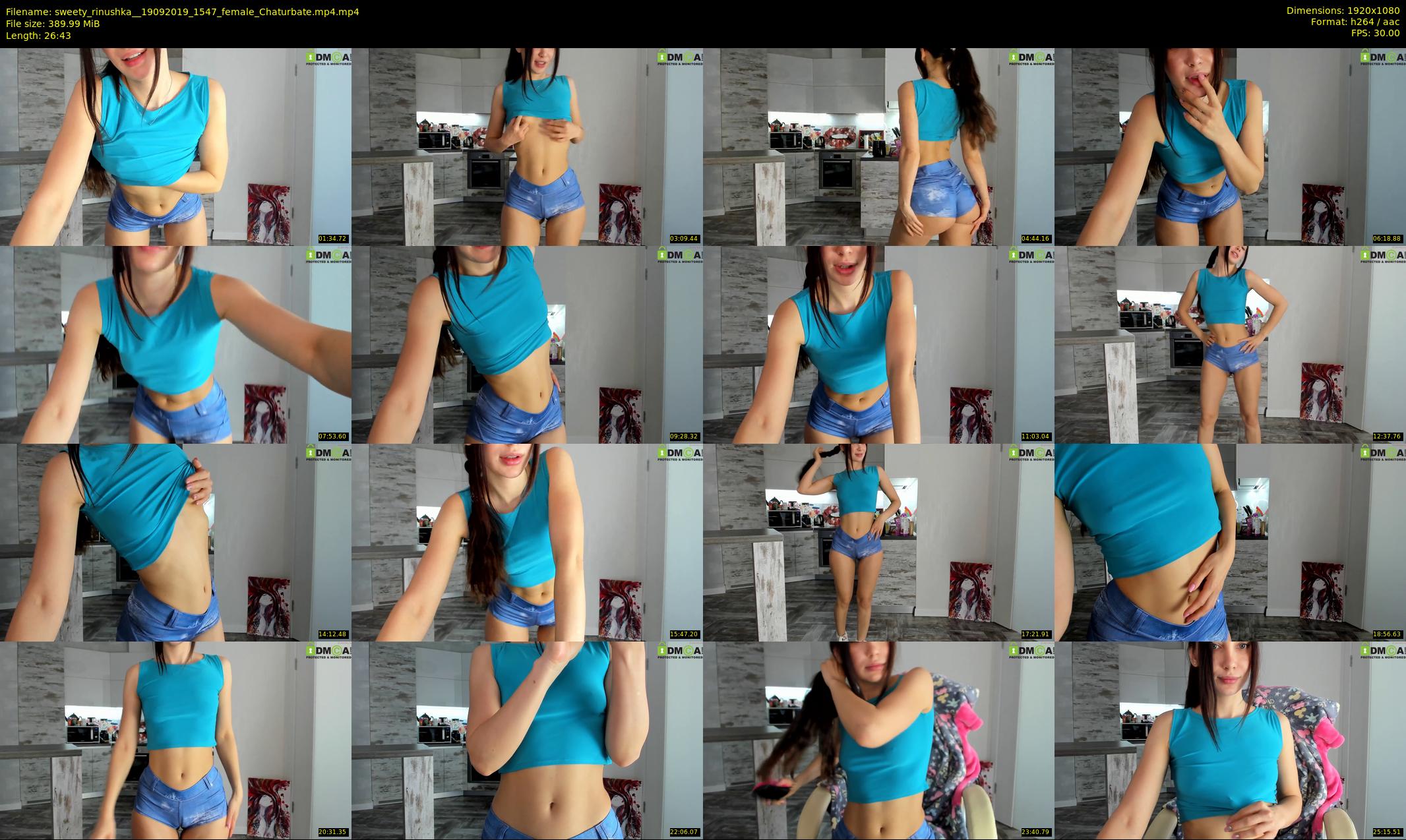 sweety_rinushka_ — 27 minute Chaturbate female cam show recording, 1080p, Sep 19, 2019