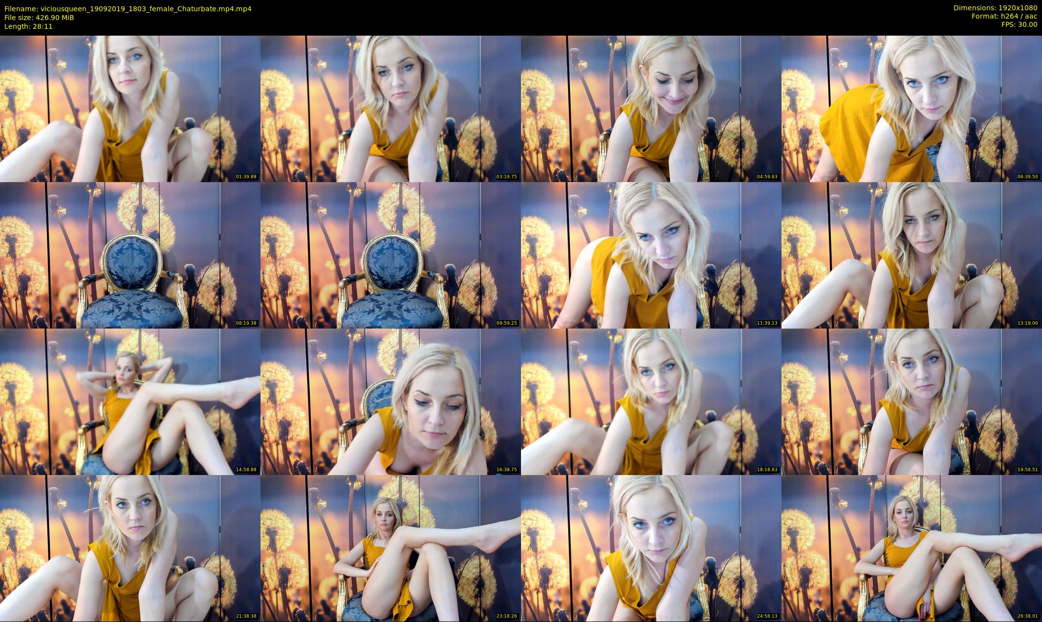 viciousqueen — 29 minute Chaturbate female cam show recording, 1080p, Sep 19, 2019