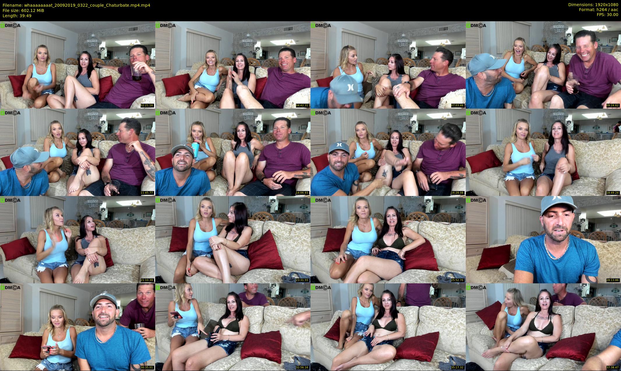whaaaaaaaat — 40 minute Chaturbate couple cam show recording, 1080p, Sep 20, 2019