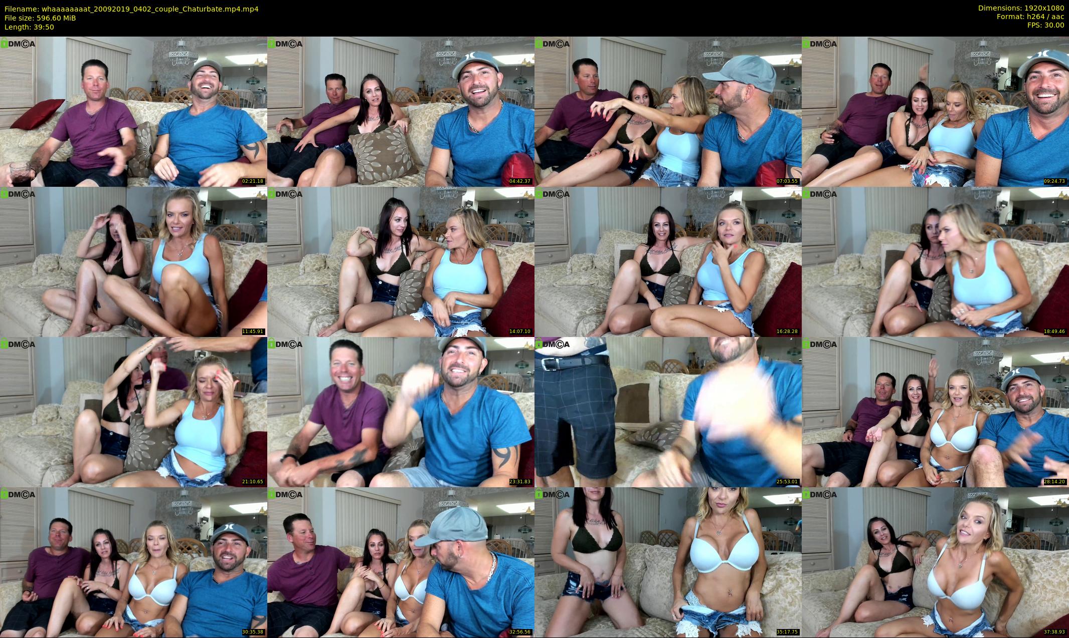 whaaaaaaaat — 40 minute Chaturbate couple cam show recording, 1080p, Sep 20, 2019