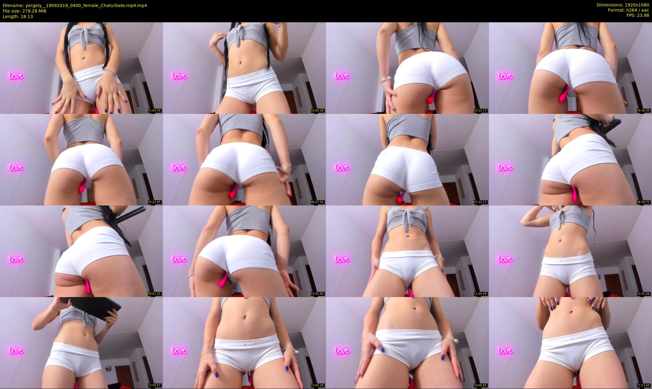 yorgely_ — 19 minute Chaturbate female cam show recording, 1080p, Sep 19, 2019