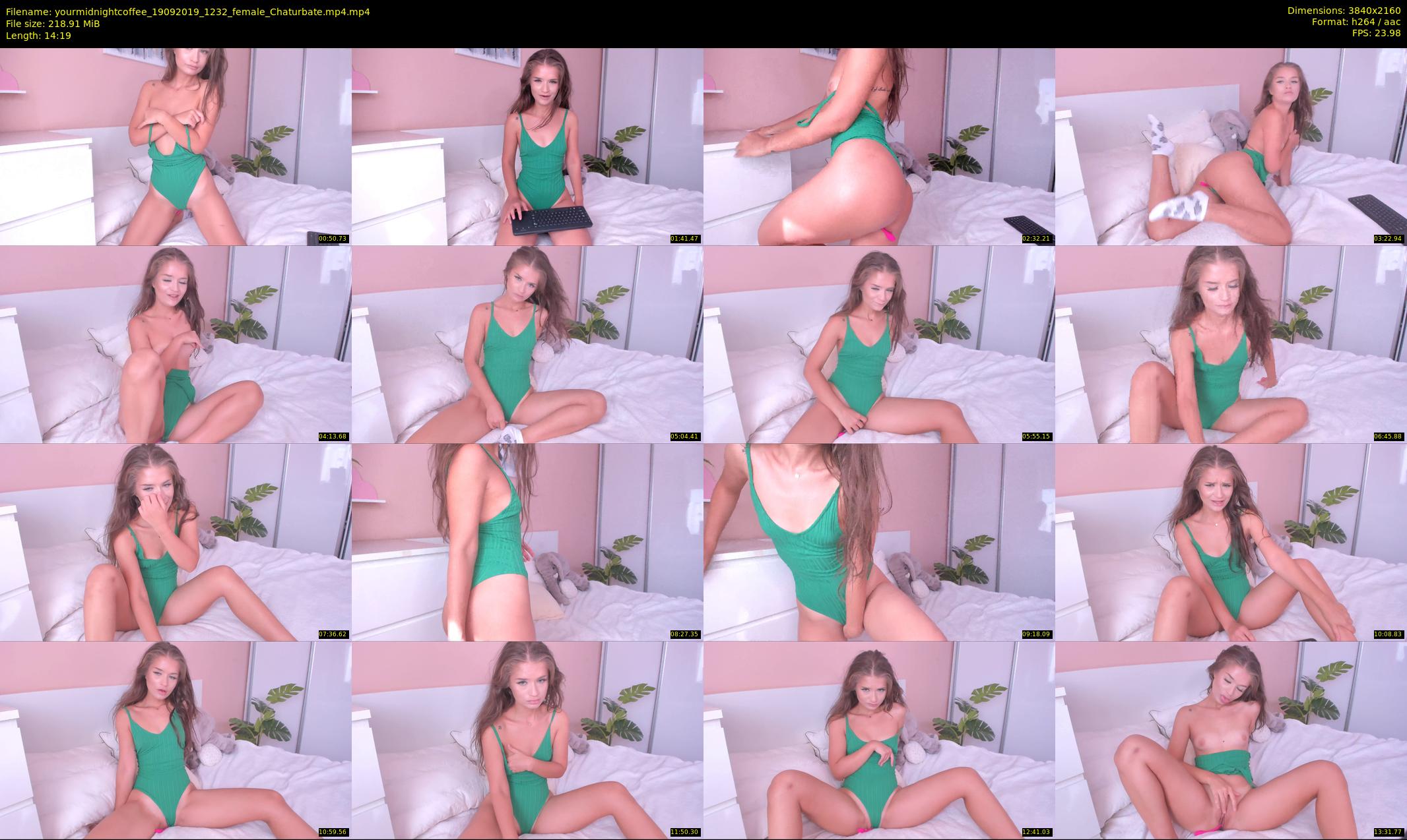 yourmidnightcoffee — 15 minute Chaturbate female cam show recording, 4K, Sep 19, 2019