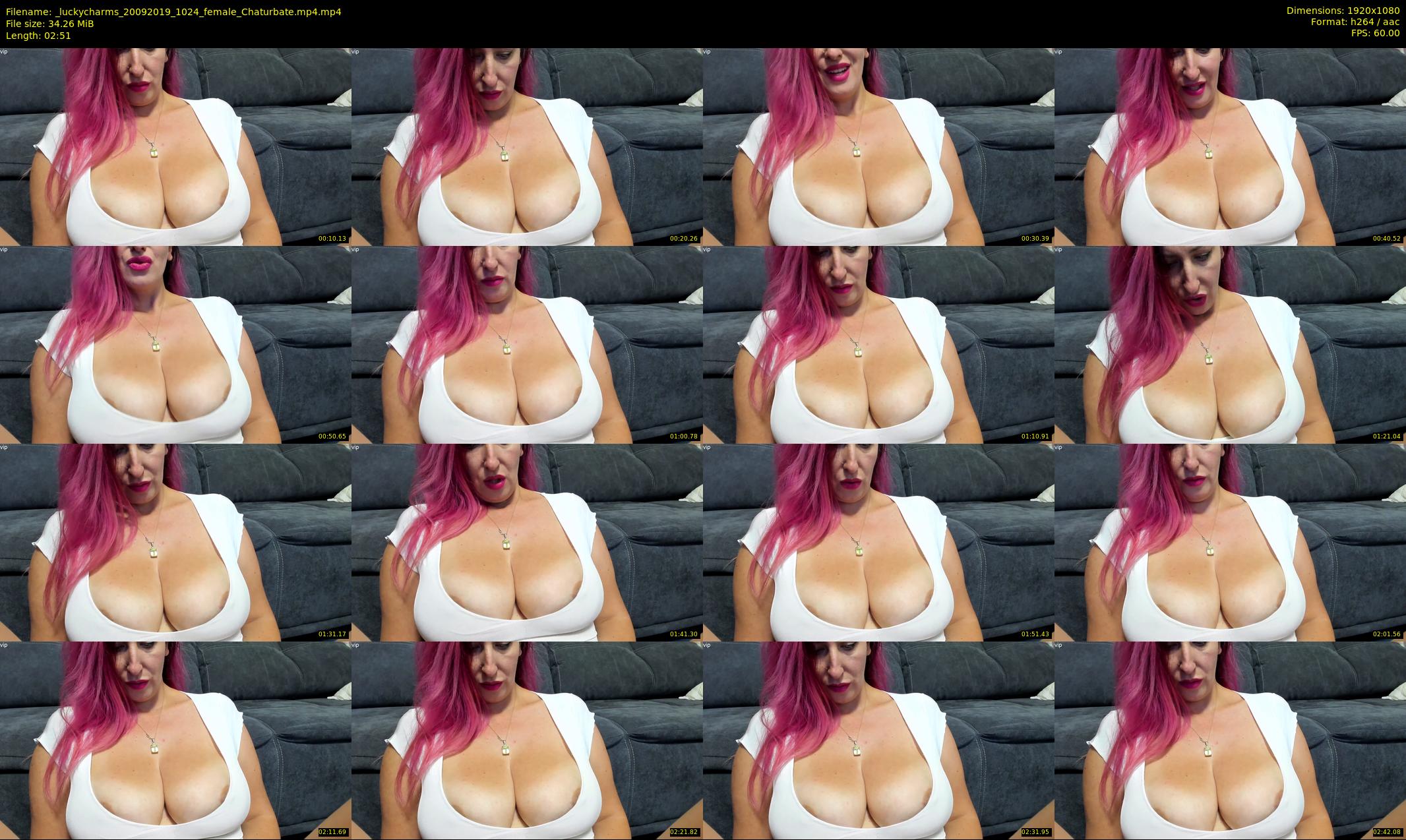 _luckycharms — 3 minute Chaturbate female cam show recording, 1080p, Sep 20, 2019