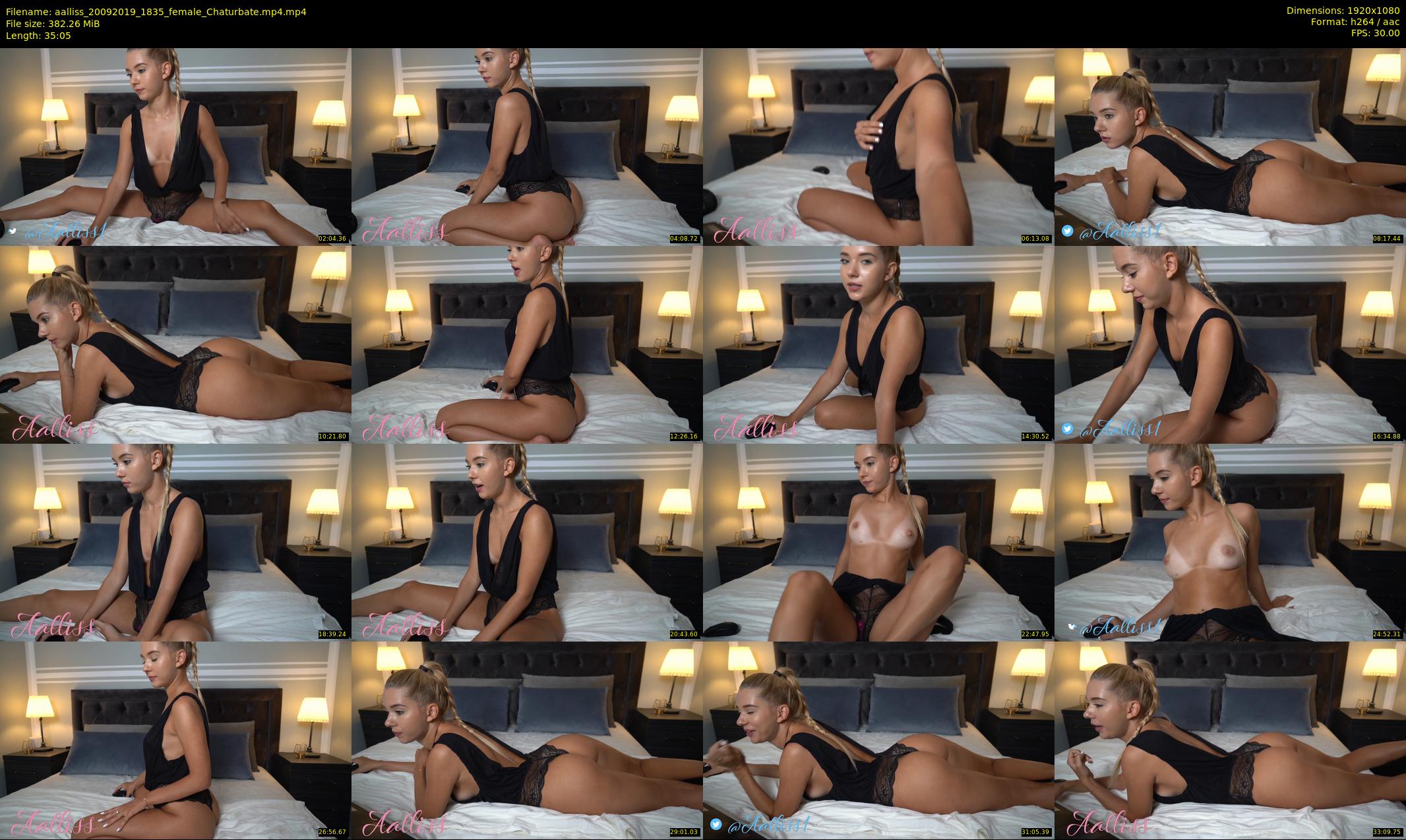 aalliss — 36 minute Chaturbate female cam show recording, 1080p, Sep 20, 2019