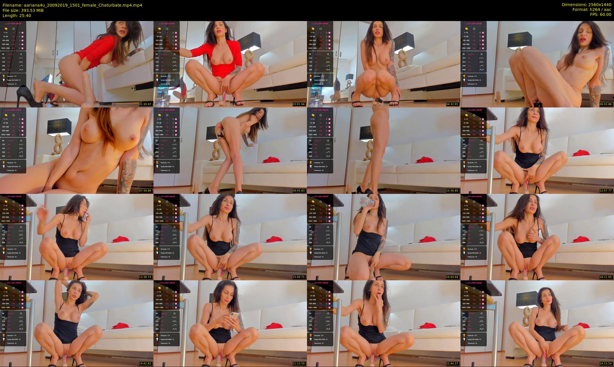 aariana4u — 26 minute Chaturbate female cam show recording, 1080p, Sep 20, 2019