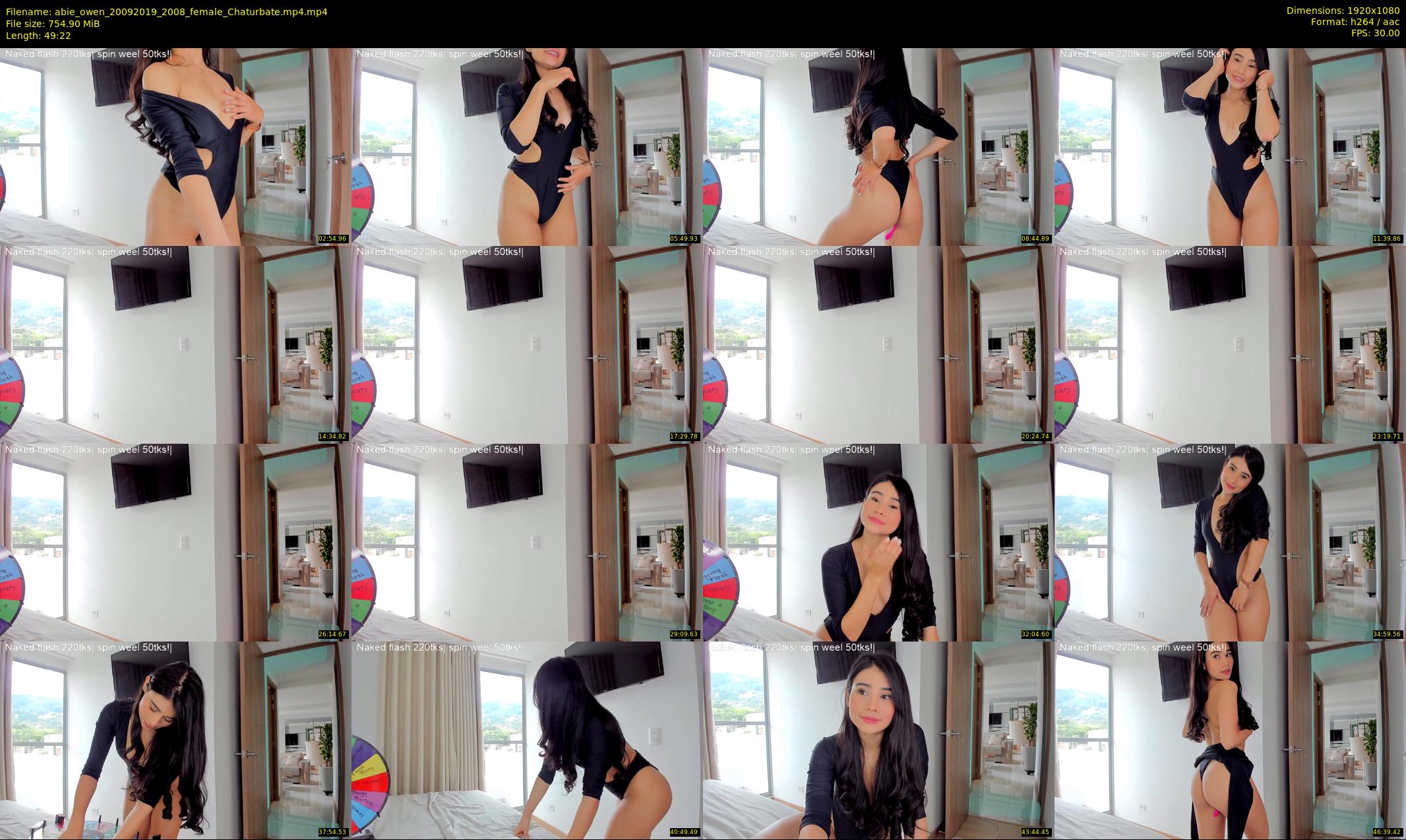 abie_owen — 50 minute Chaturbate female cam show recording, 1080p, Sep 20, 2019