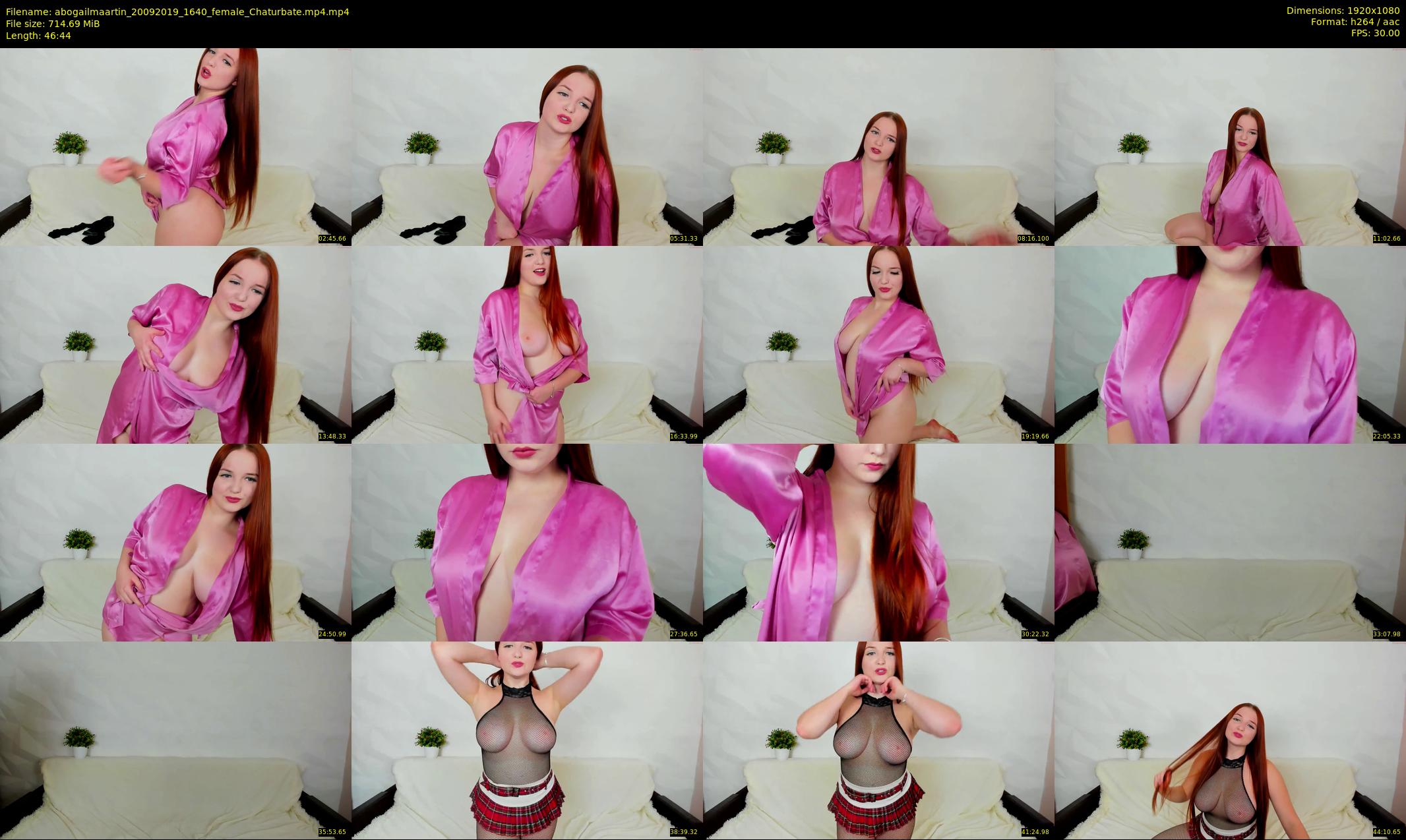 abogailmaartin — 47 minute Chaturbate female cam show recording, 1080p, Sep 20, 2019