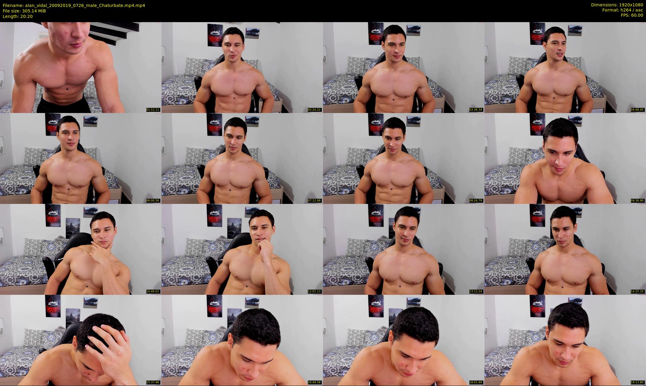 alan_vidal — 21 minute Chaturbate male cam show recording, 1080p, Sep 20, 2019