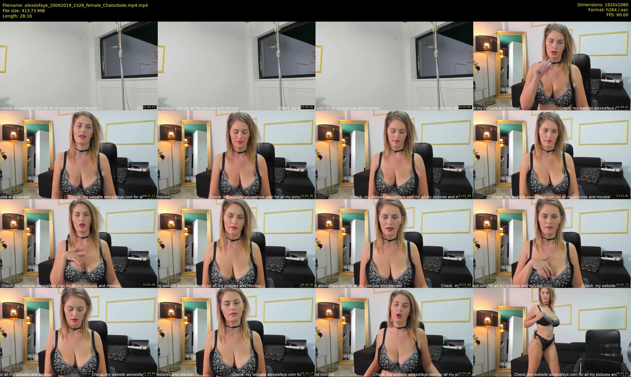 alexsisfaye — 29 minute Chaturbate female cam show recording, 1080p, Sep 20, 2019