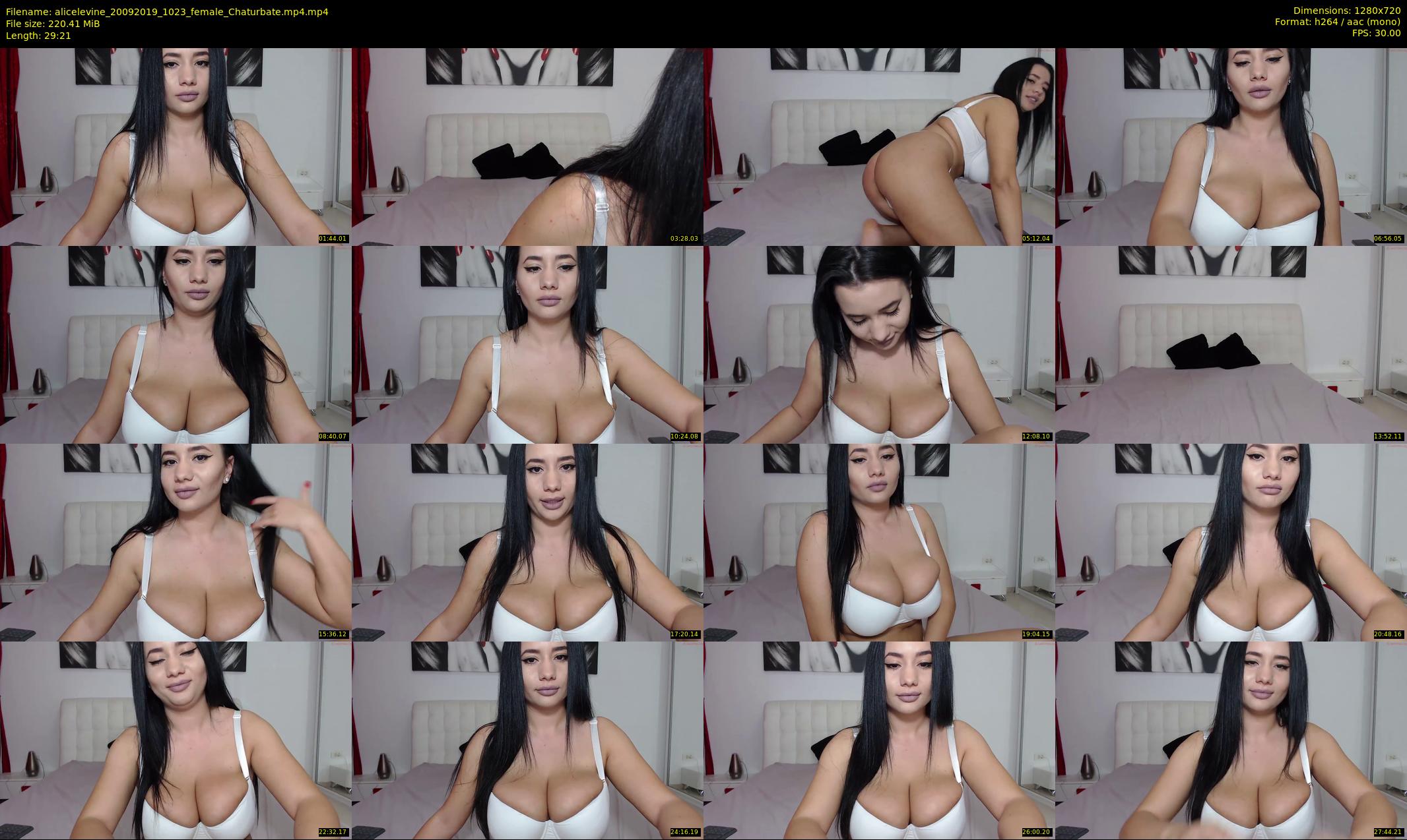 alicelevine — 30 minute Chaturbate female cam show recording, 720p, Sep 20, 2019