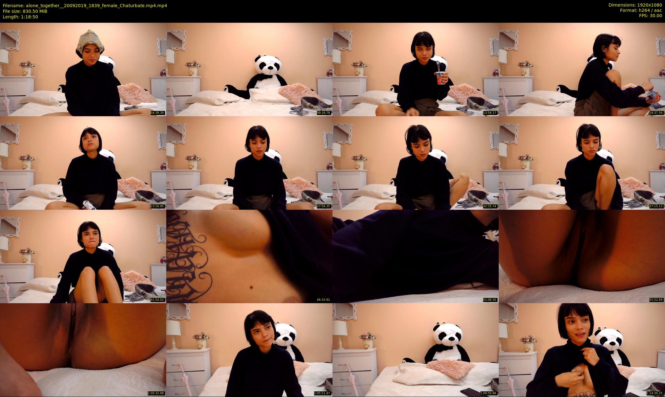 alone_together_ — 79 minute Chaturbate female cam show recording, 1080p, Sep 20, 2019