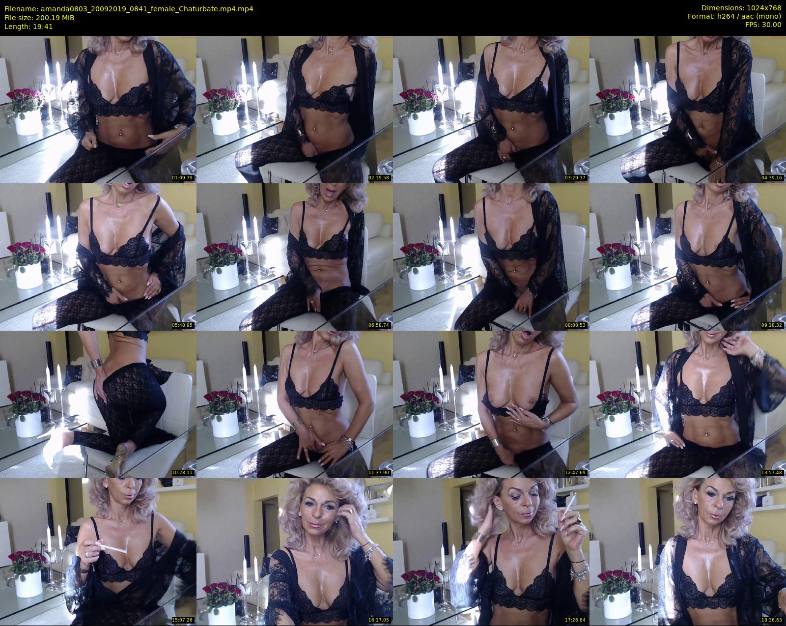 amanda0803 — 20 minute Chaturbate female cam show recording, 720p, Sep 20, 2019