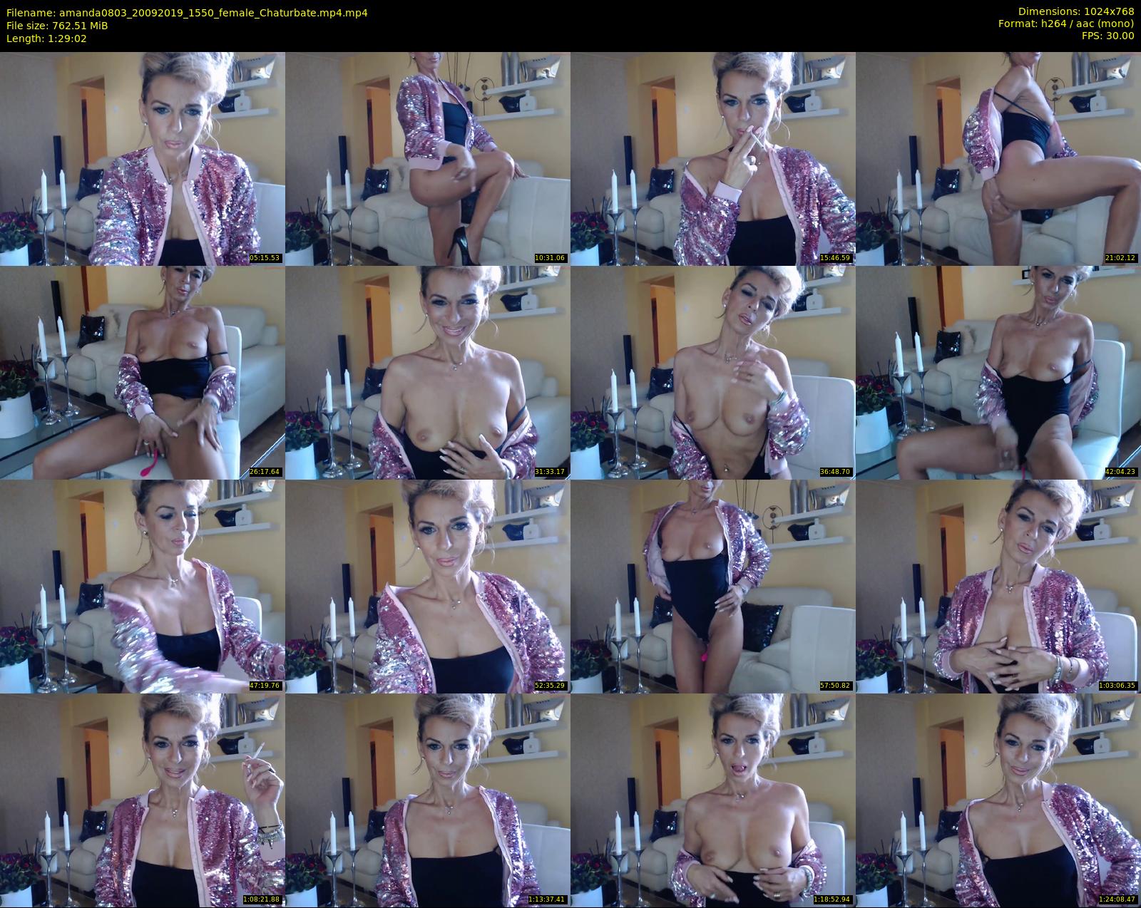 amanda0803 — 90 minute Chaturbate female cam show recording, 720p, Sep 20, 2019