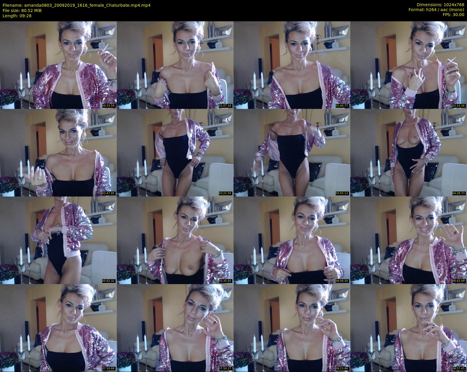 amanda0803 — 10 minute Chaturbate female cam show recording, 720p, Sep 20, 2019