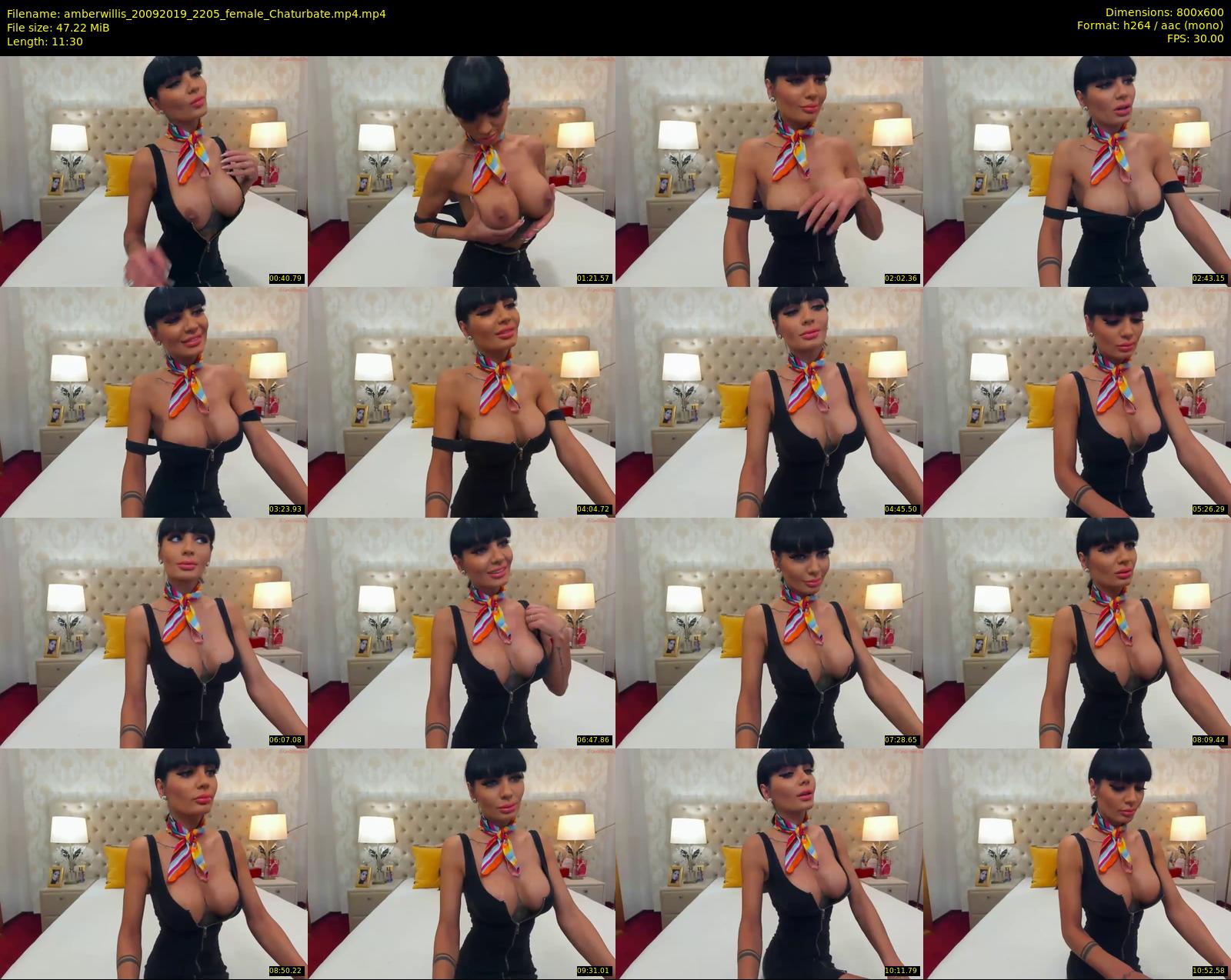 amberwillis — 12 minute Chaturbate female cam show recording, 480p, Sep 20, 2019