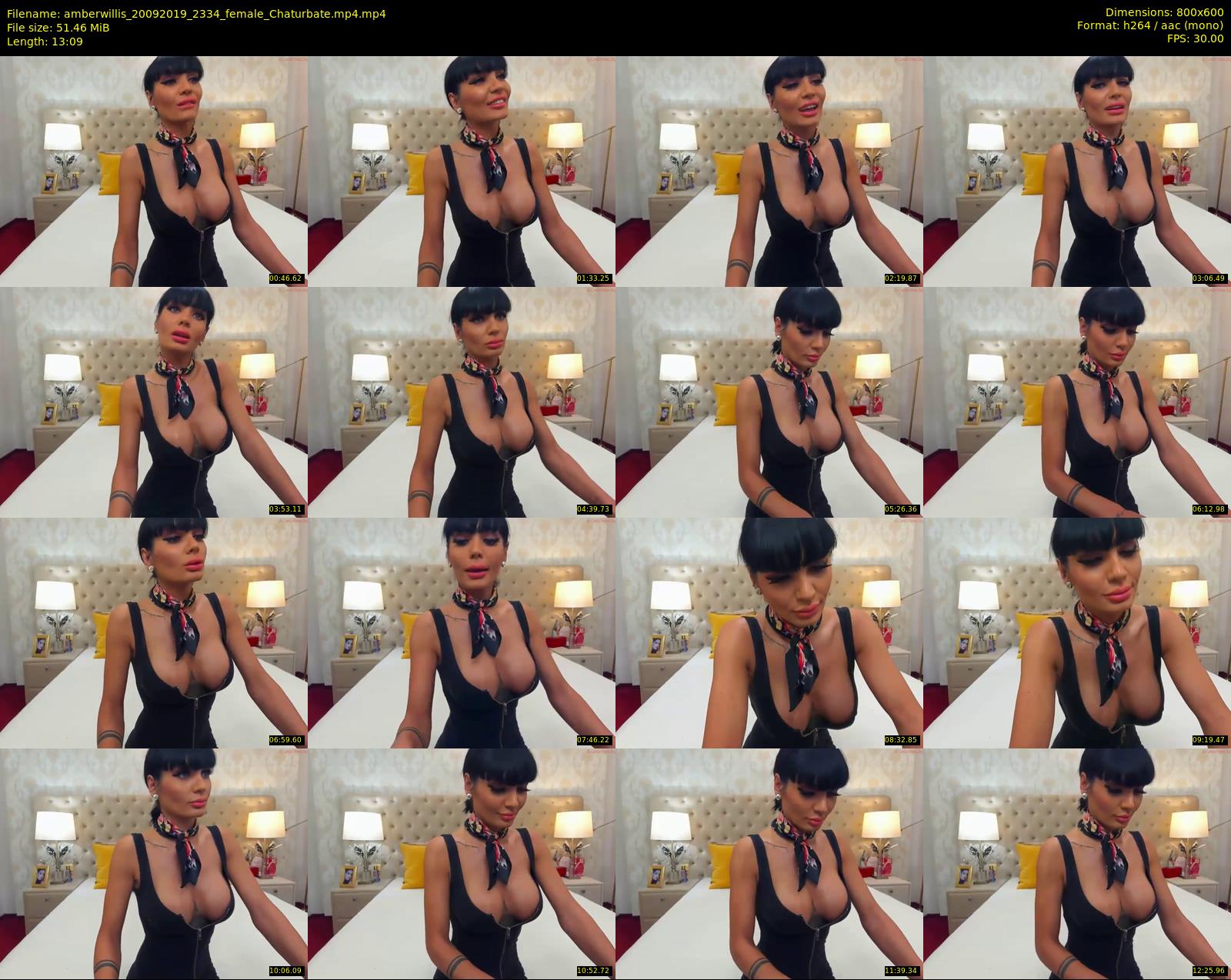 amberwillis — 14 minute Chaturbate female cam show recording, 480p, Sep 20, 2019