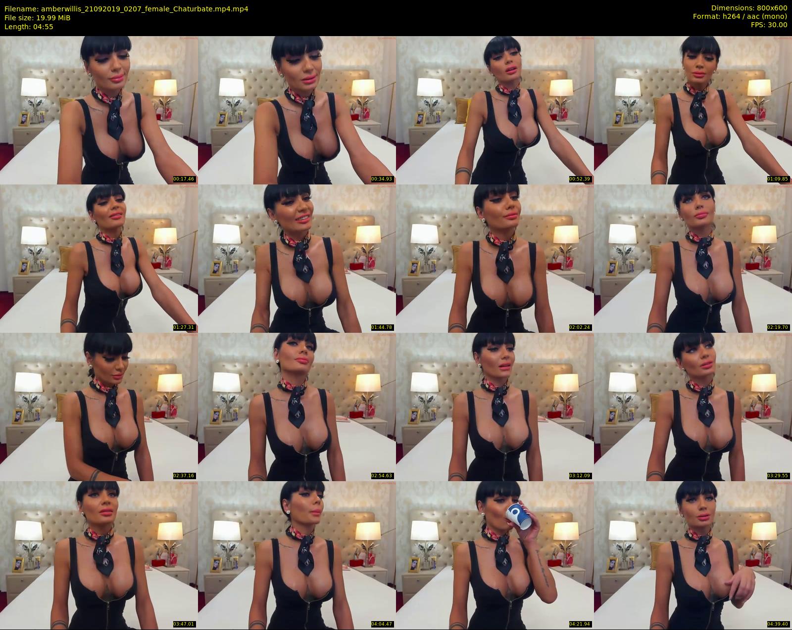 amberwillis — 5 minute Chaturbate female cam show recording, 480p, Sep 21, 2019
