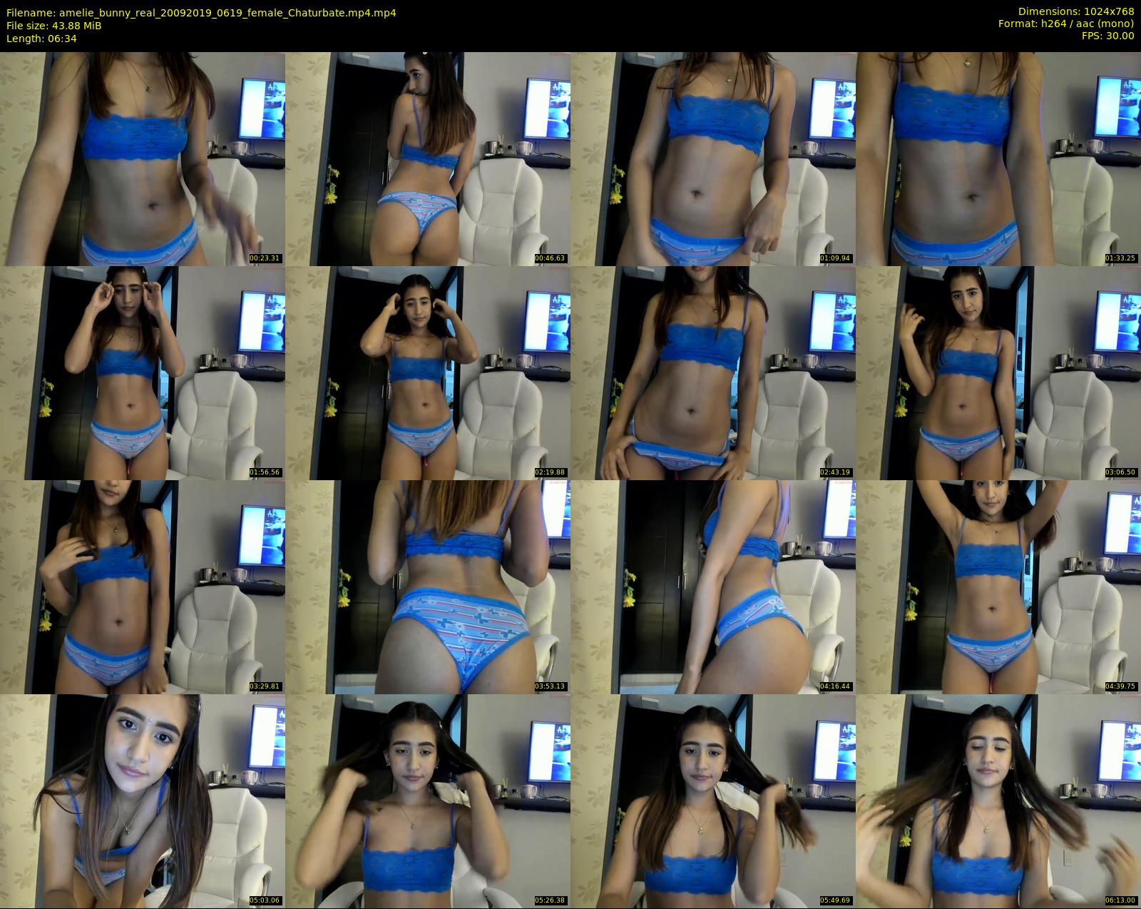 amelie_bunny_real — 7 minute Chaturbate female cam show recording, 720p, Sep 20, 2019