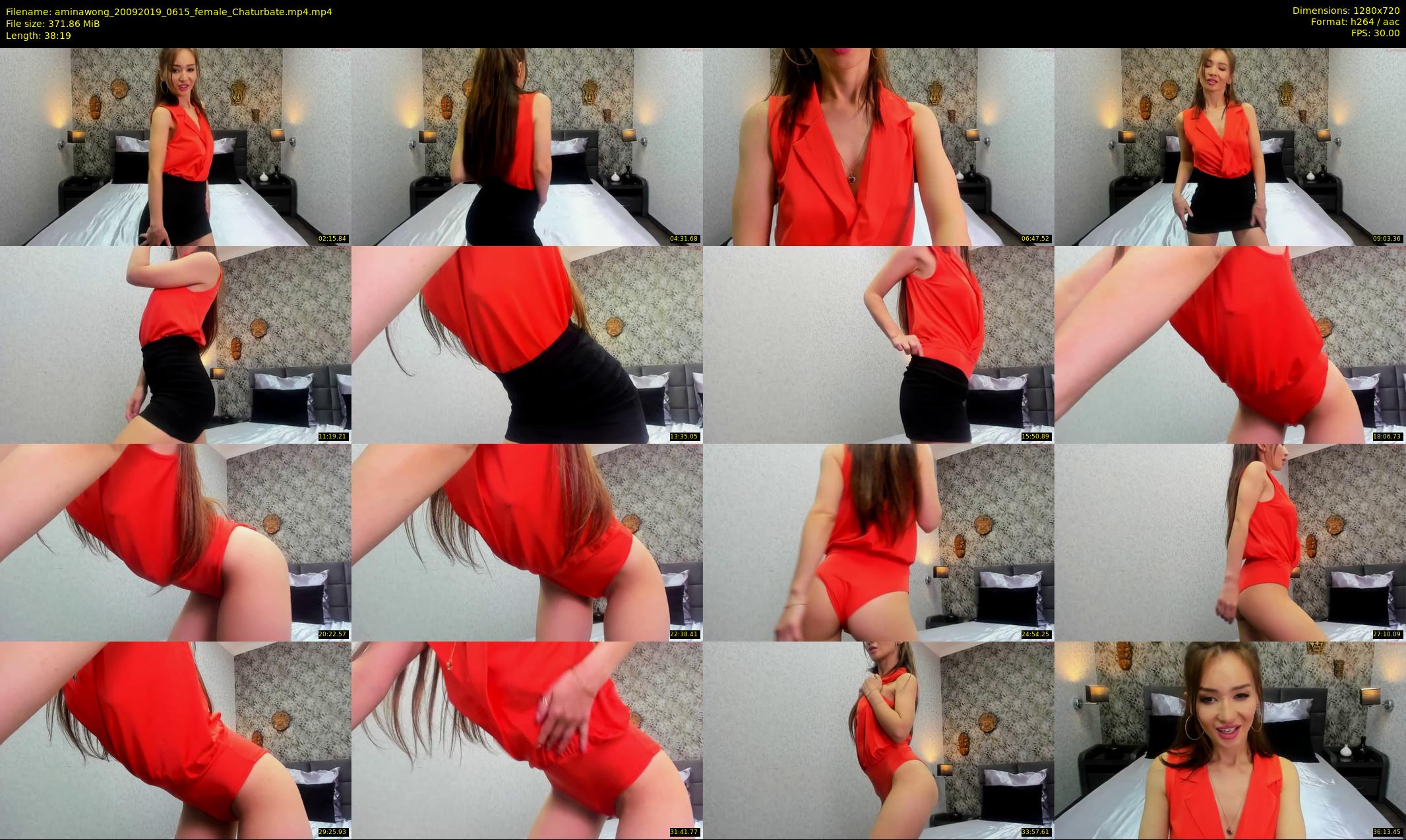 aminawong — 39 minute Chaturbate female cam show recording, 720p, Sep 20, 2019