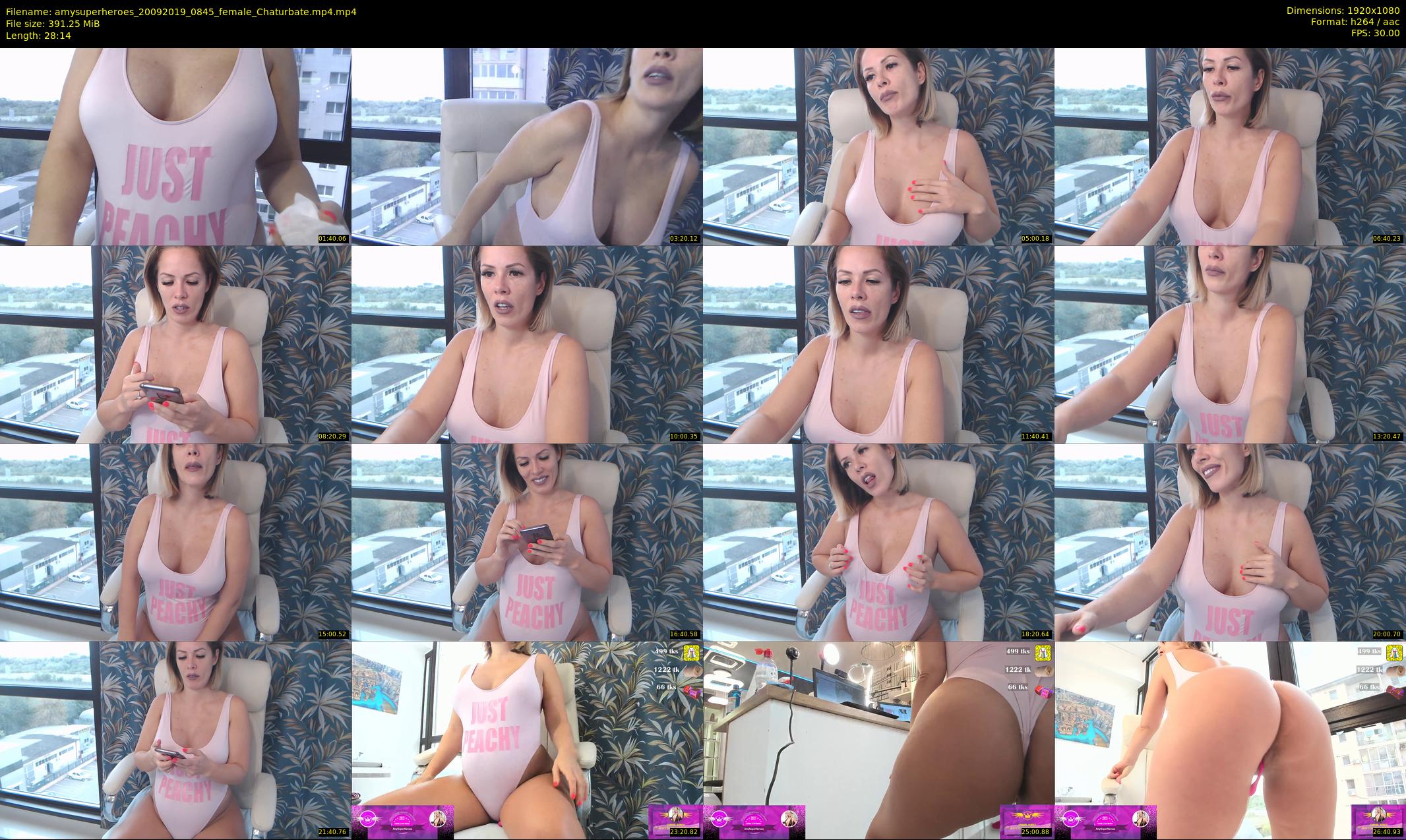 amysuperheroes — 29 minute Chaturbate female cam show recording, 1080p, Sep 20, 2019