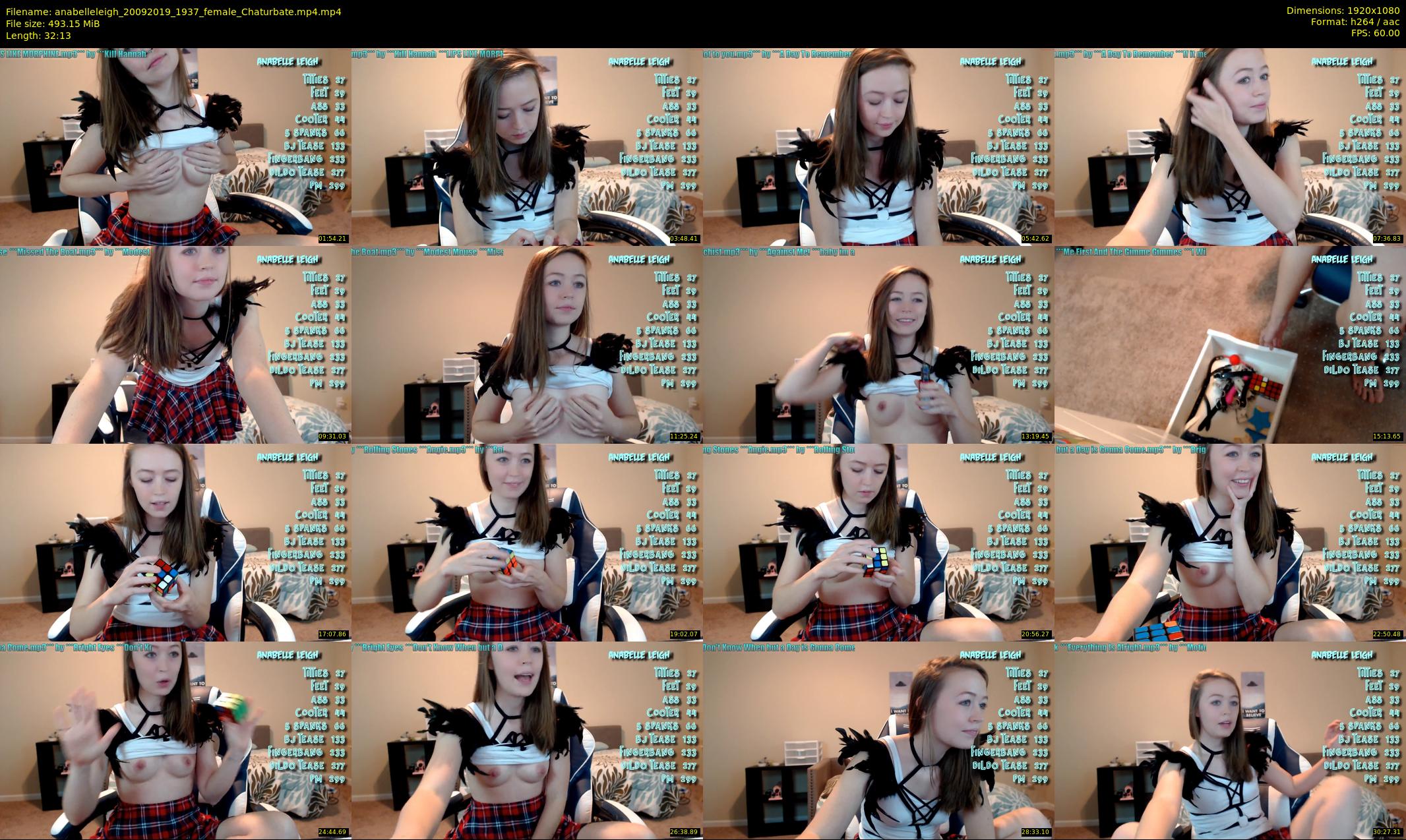 anabelleleigh — 33 minute Chaturbate female cam show recording, 1080p, Sep 20, 2019
