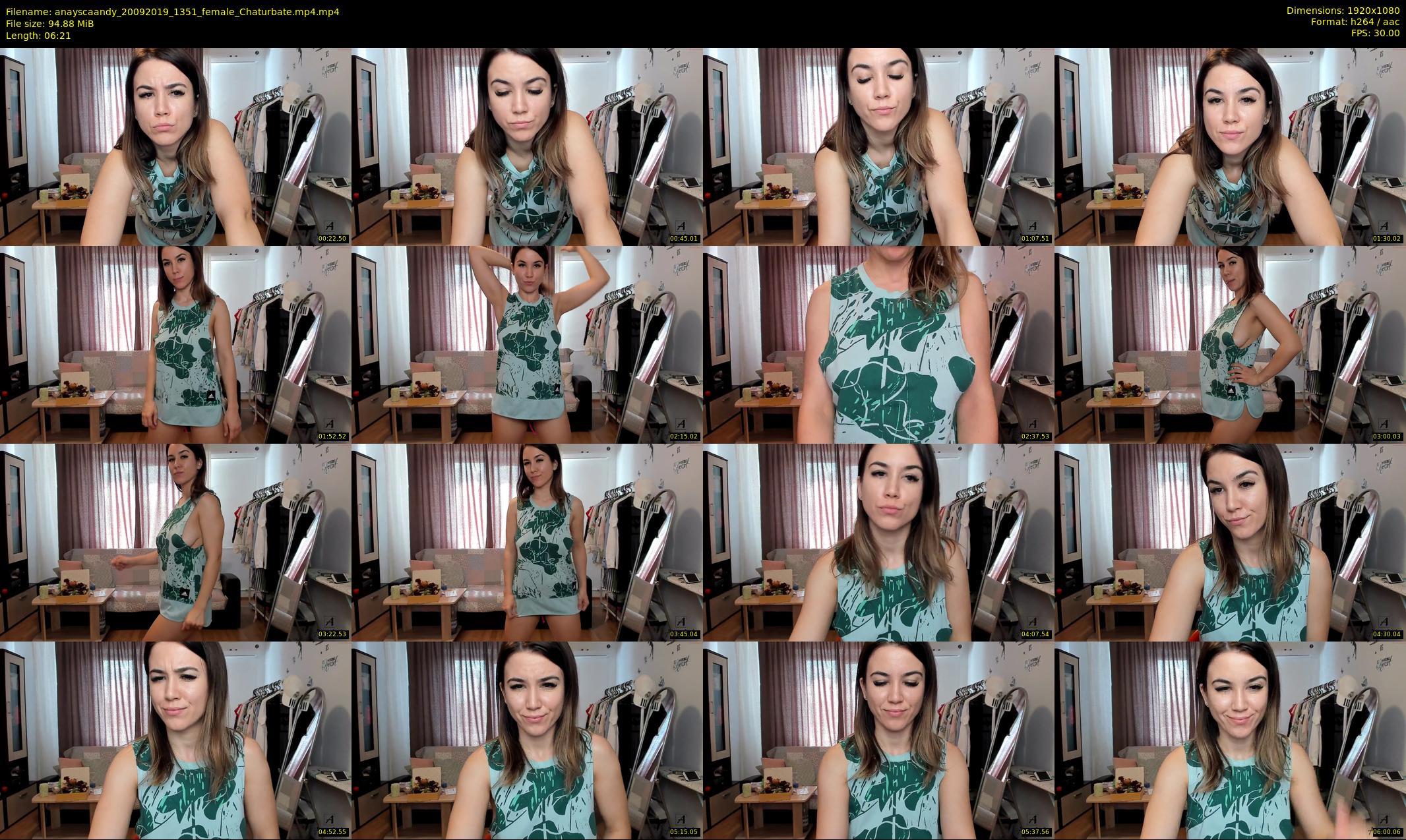 anayscaandy — 7 minute Chaturbate female cam show recording, 1080p, Sep 20, 2019