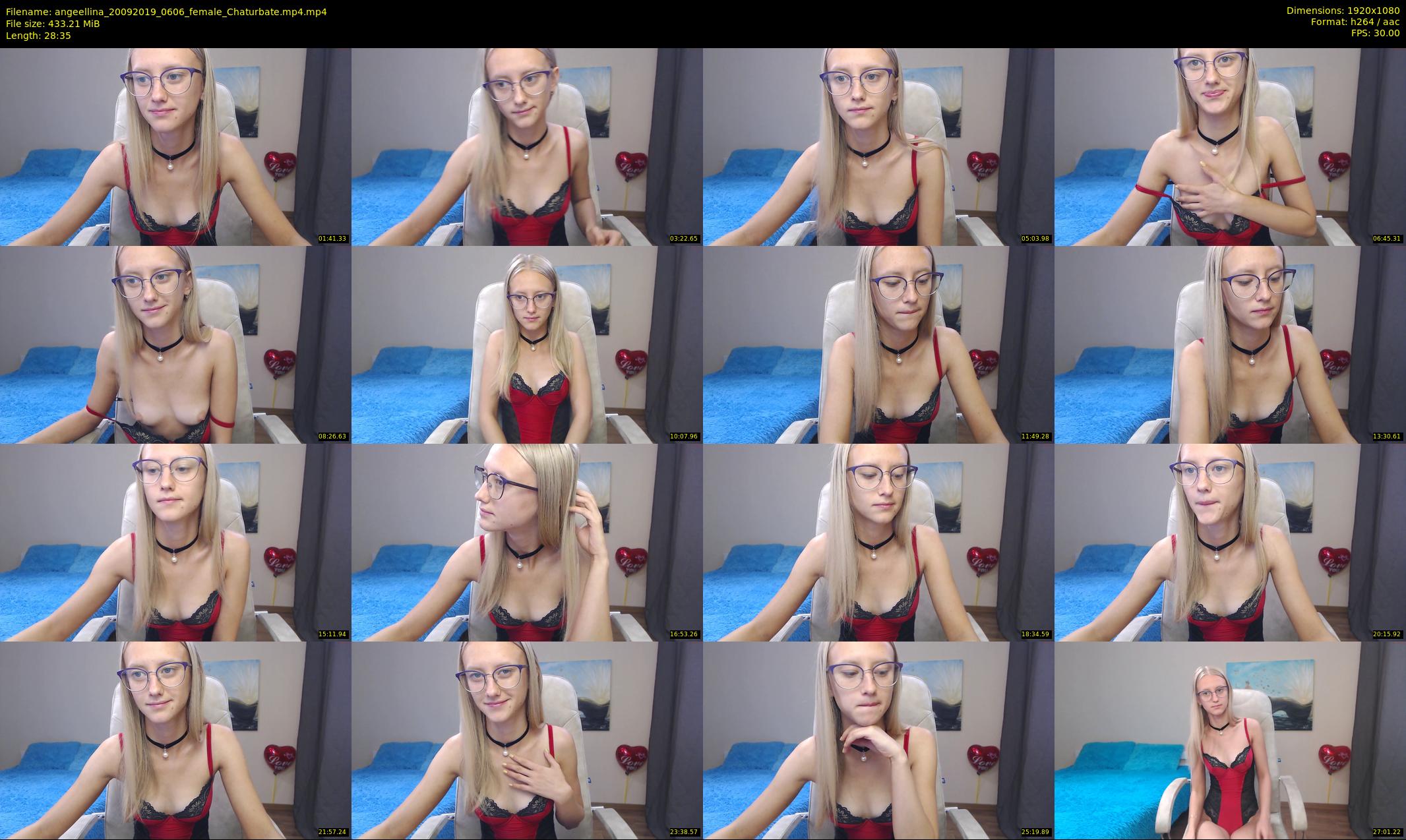angeellina — 29 minute Chaturbate female cam show recording, 1080p, Sep 20, 2019