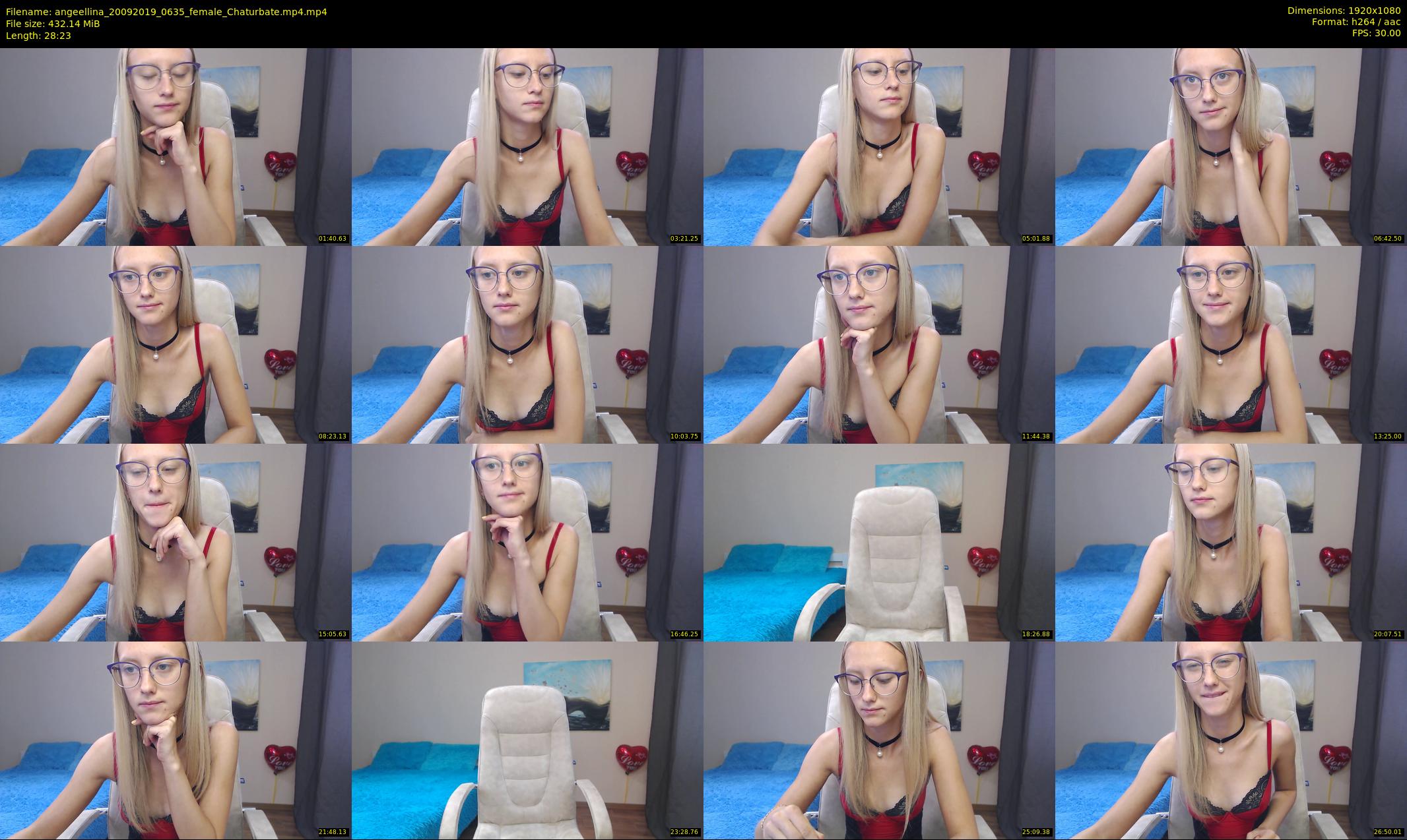 angeellina — 29 minute Chaturbate female cam show recording, 1080p, Sep 20, 2019