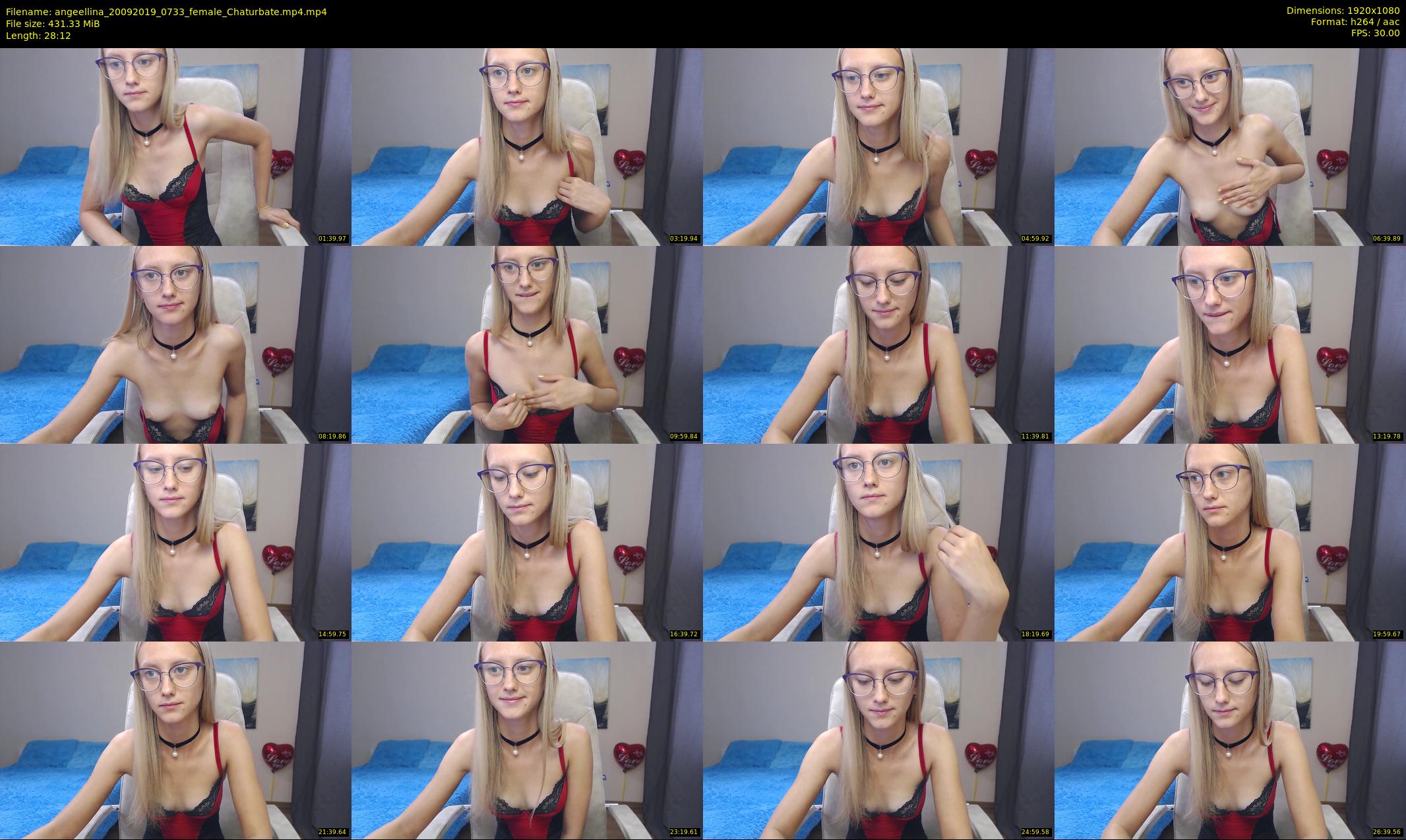 angeellina — 29 minute Chaturbate female cam show recording, 1080p, Sep 20, 2019