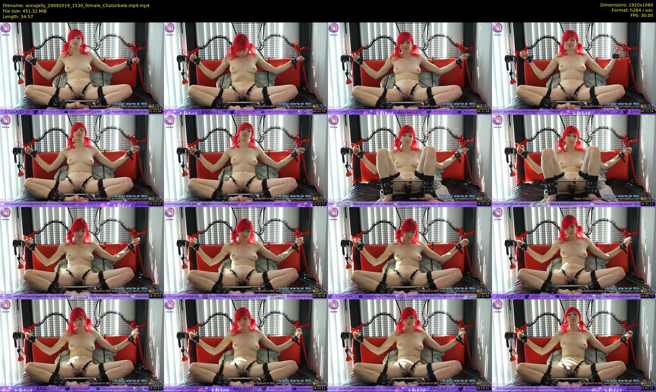 annajelly — 35 minute Chaturbate couple cam show recording, 1080p, Sep 20, 2019