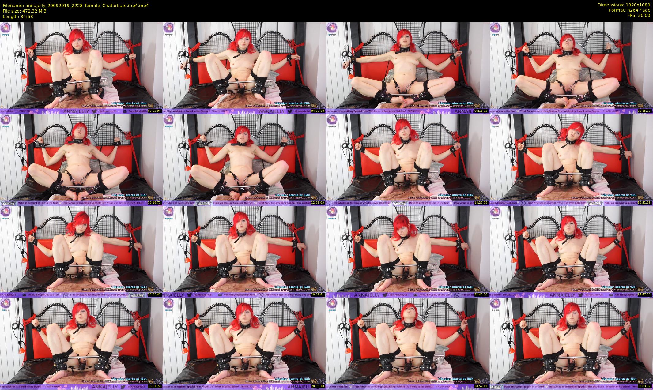 annajelly — 35 minute Chaturbate couple cam show recording, 1080p, Sep 20, 2019