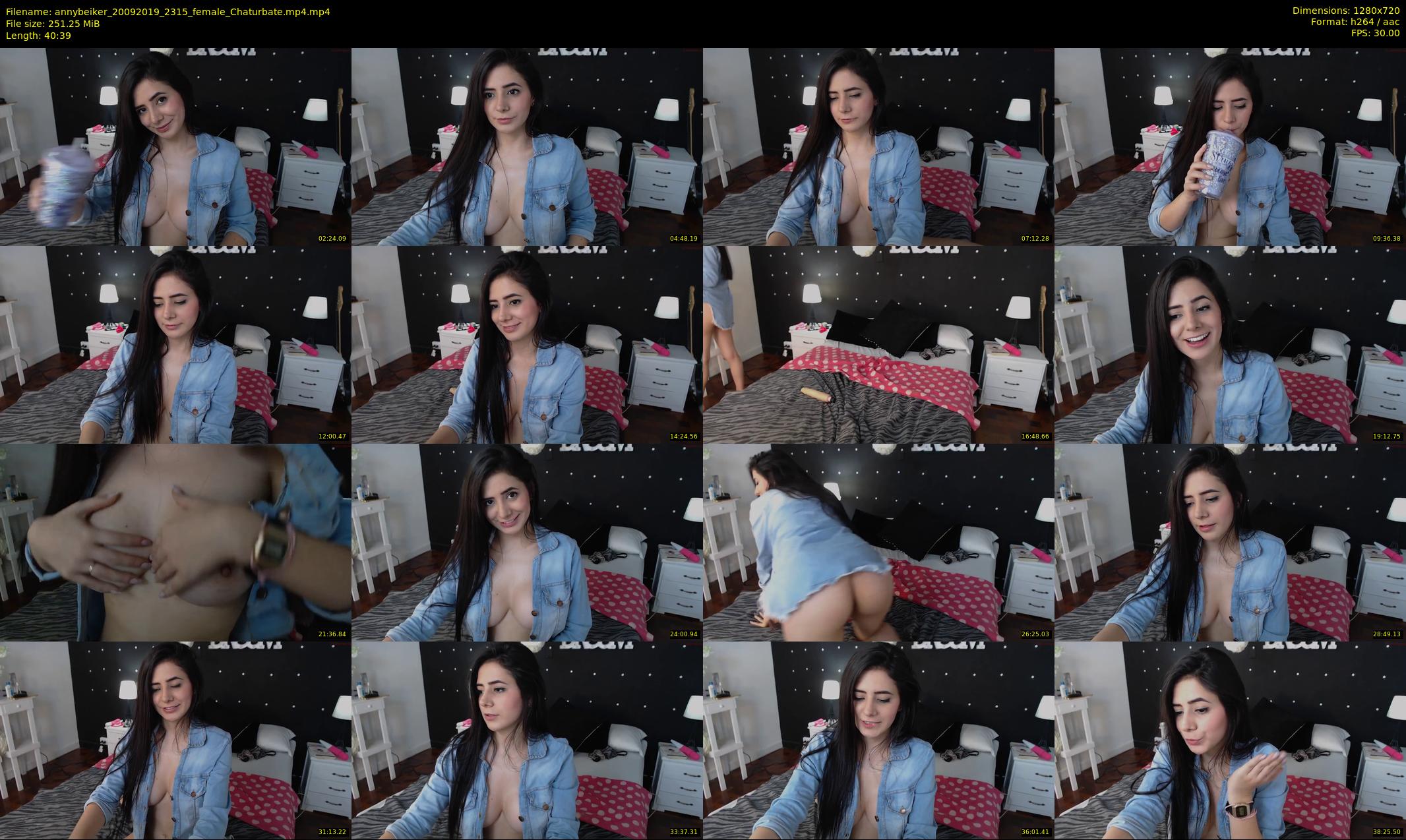 annybeiker — 41 minute Chaturbate female cam show recording, 720p, Sep 20, 2019