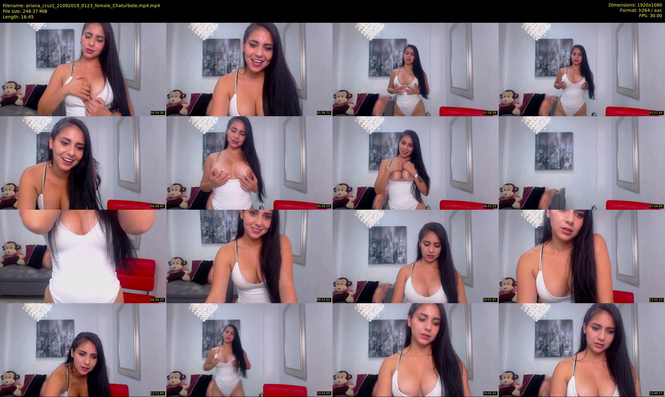 ariana_cruz1 — 17 minute Chaturbate female cam show recording, 1080p, Sep 21, 2019