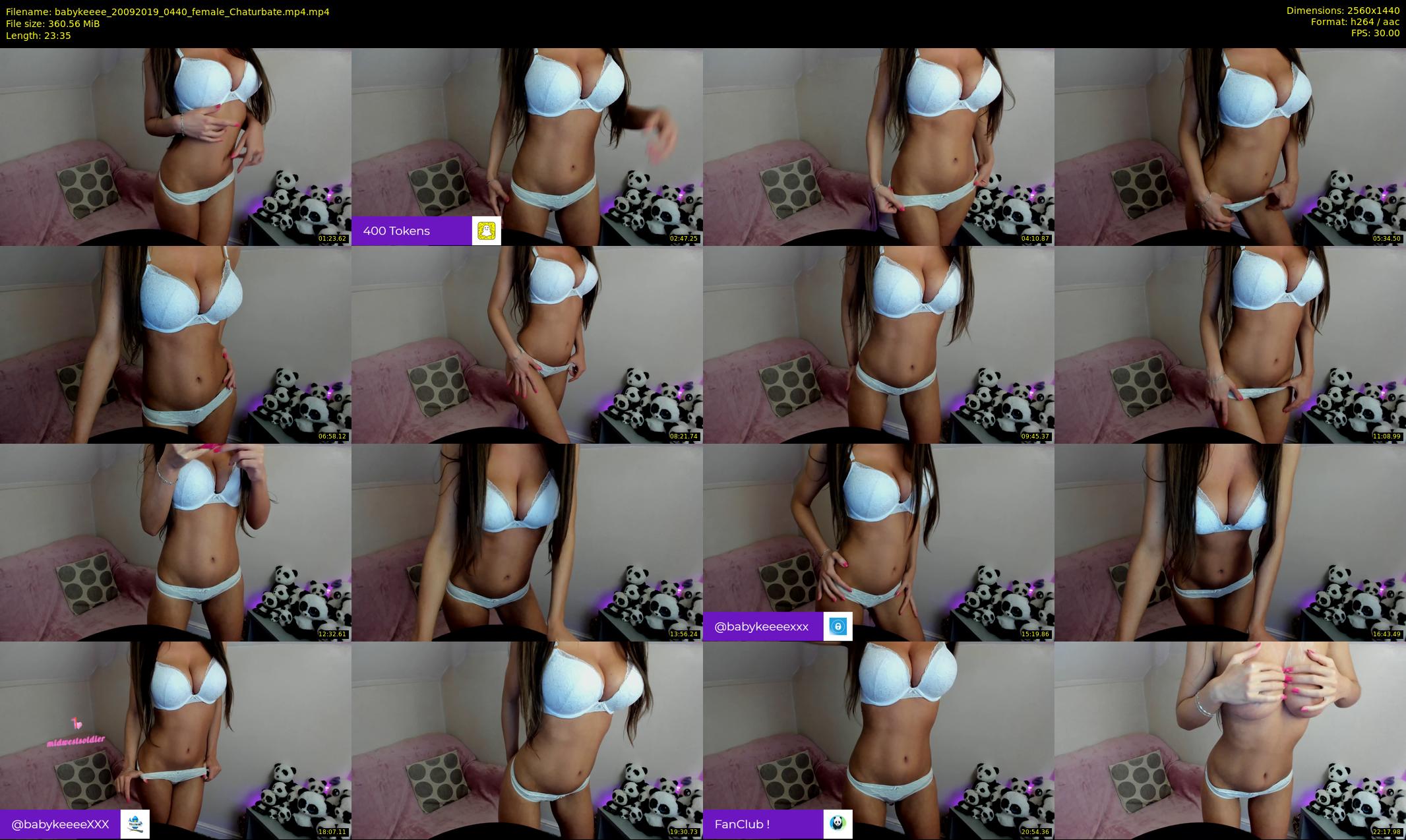 babykeeee — 24 minute Chaturbate female cam show recording, 1080p, Sep 20, 2019