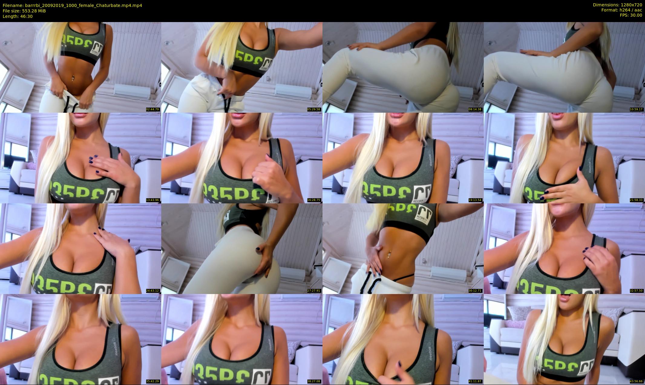 barrrbi — 47 minute Chaturbate female cam show recording, 720p, Sep 20, 2019